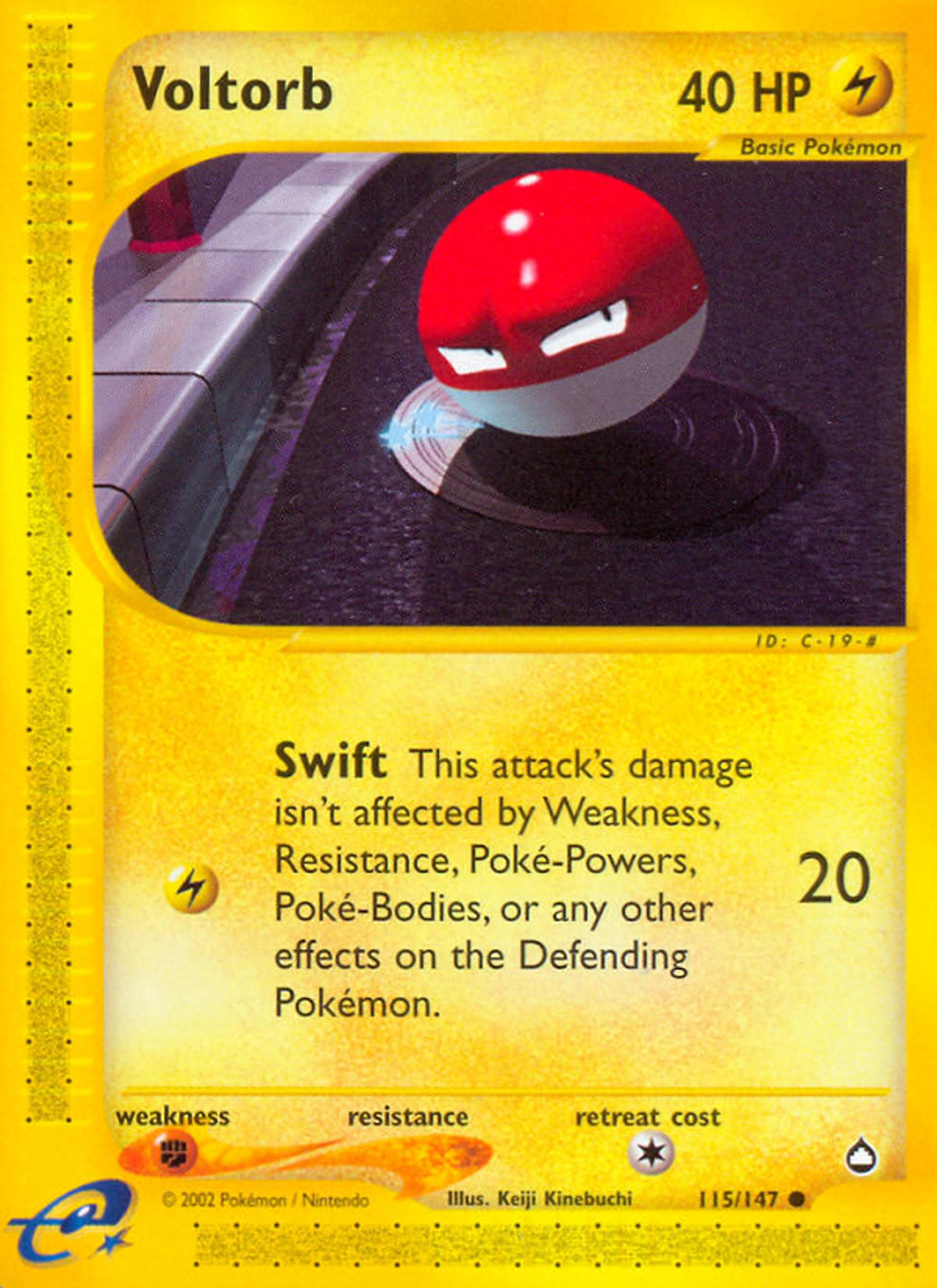 Voltorb — Aquapolis — Pokemon