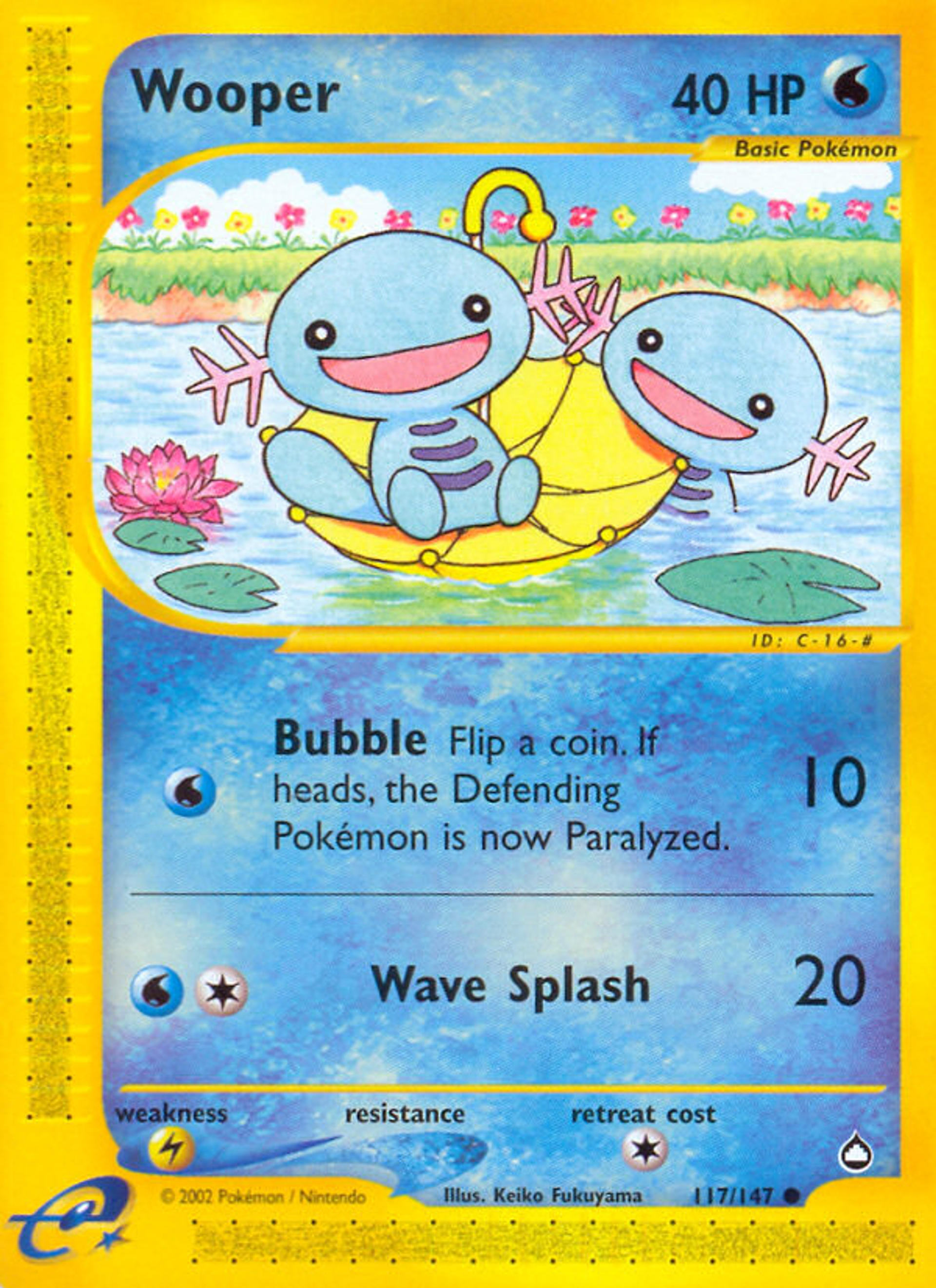 Wooper — Aquapolis — Pokemon