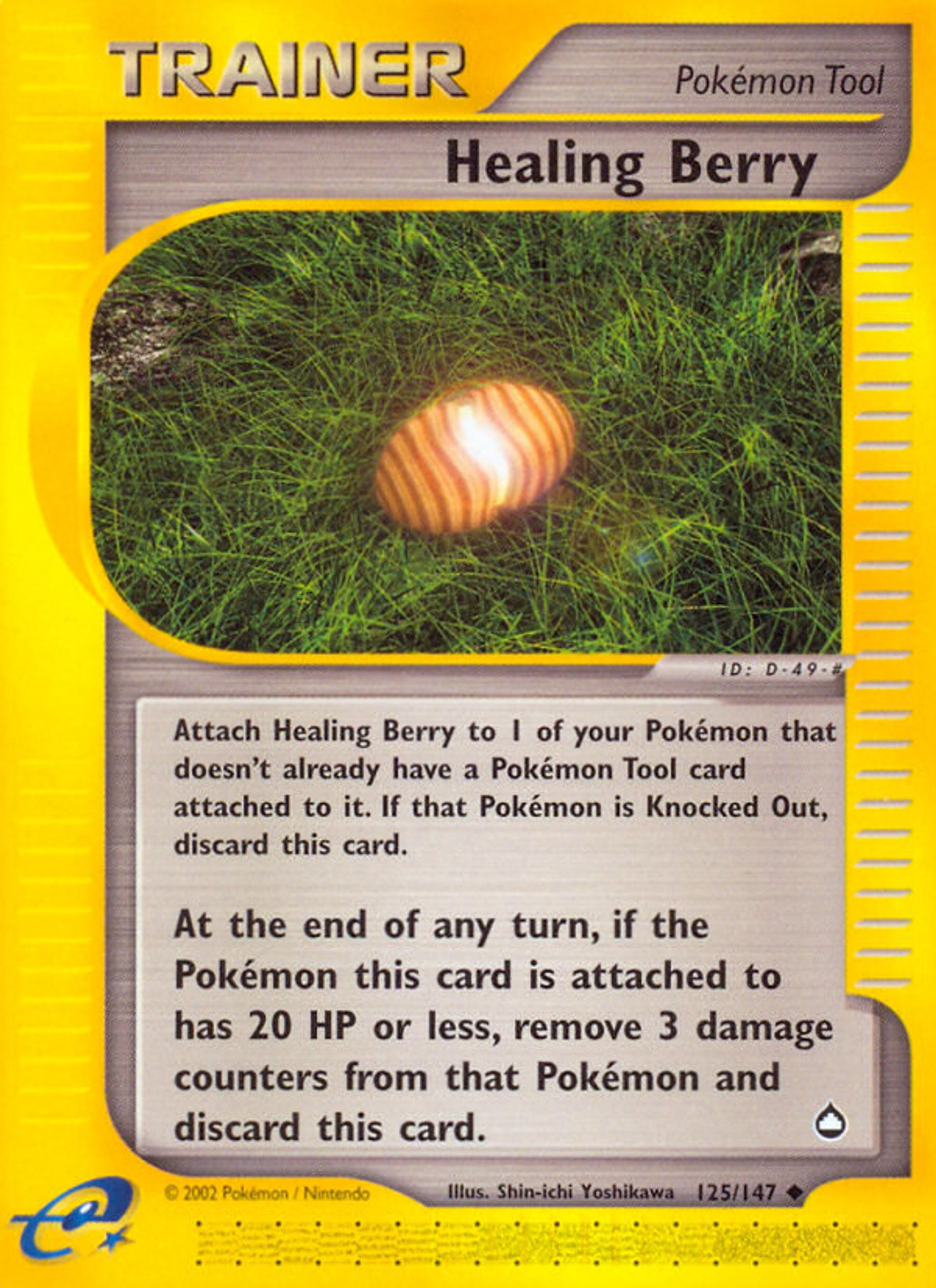Healing Berry — Aquapolis — Pokemon