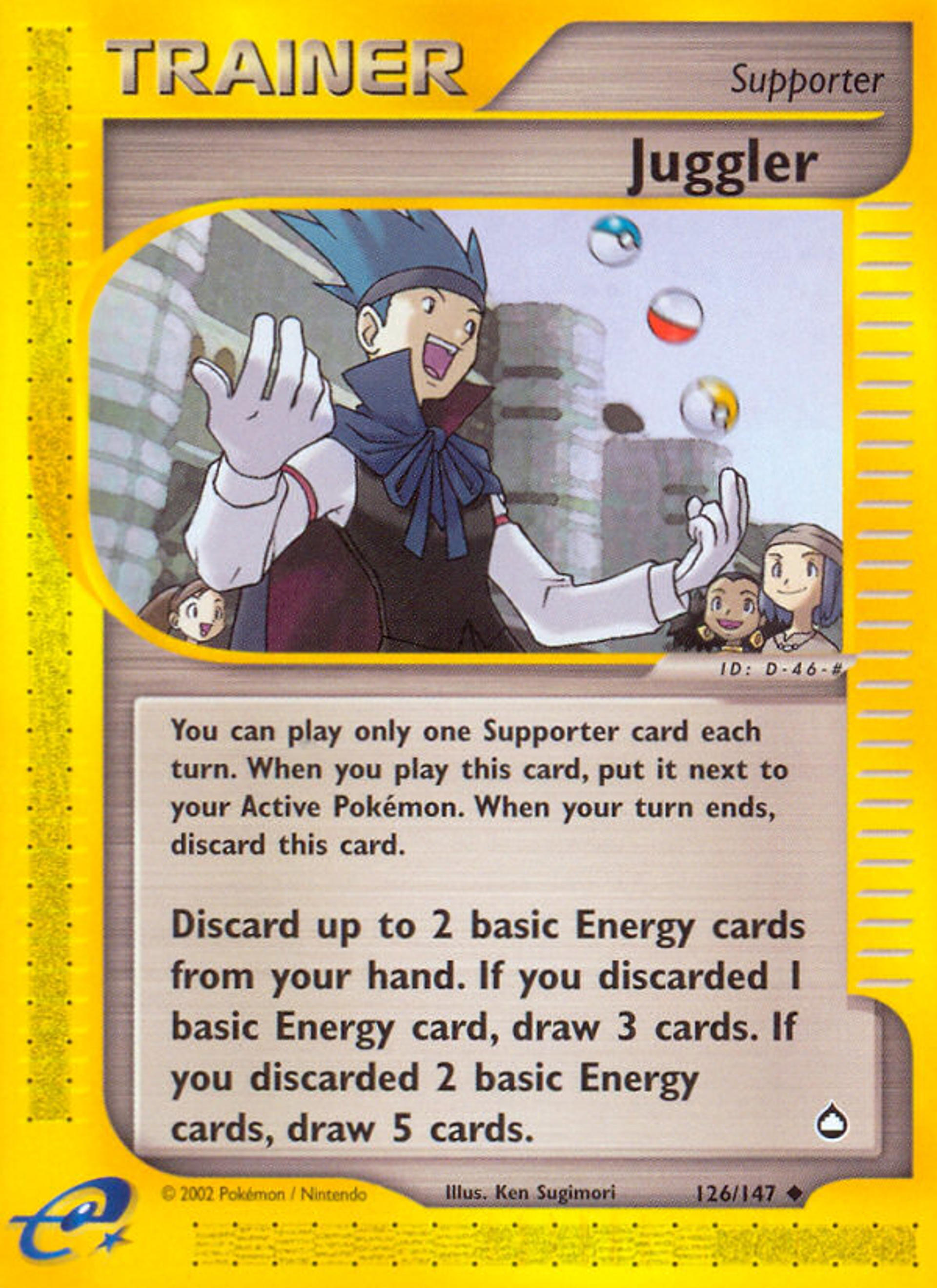 Juggler — Aquapolis — Pokemon