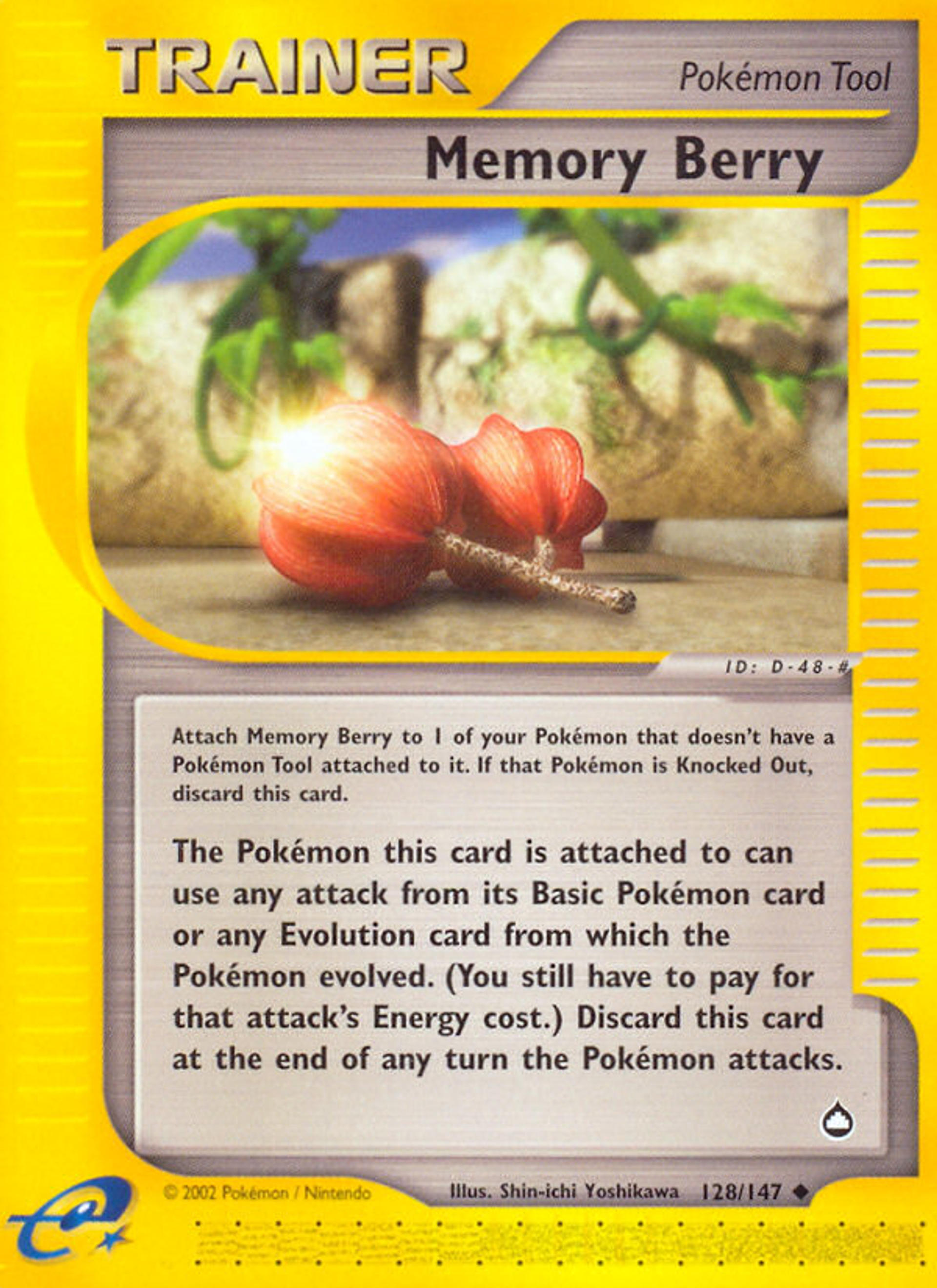 Memory Berry — Aquapolis — Pokemon