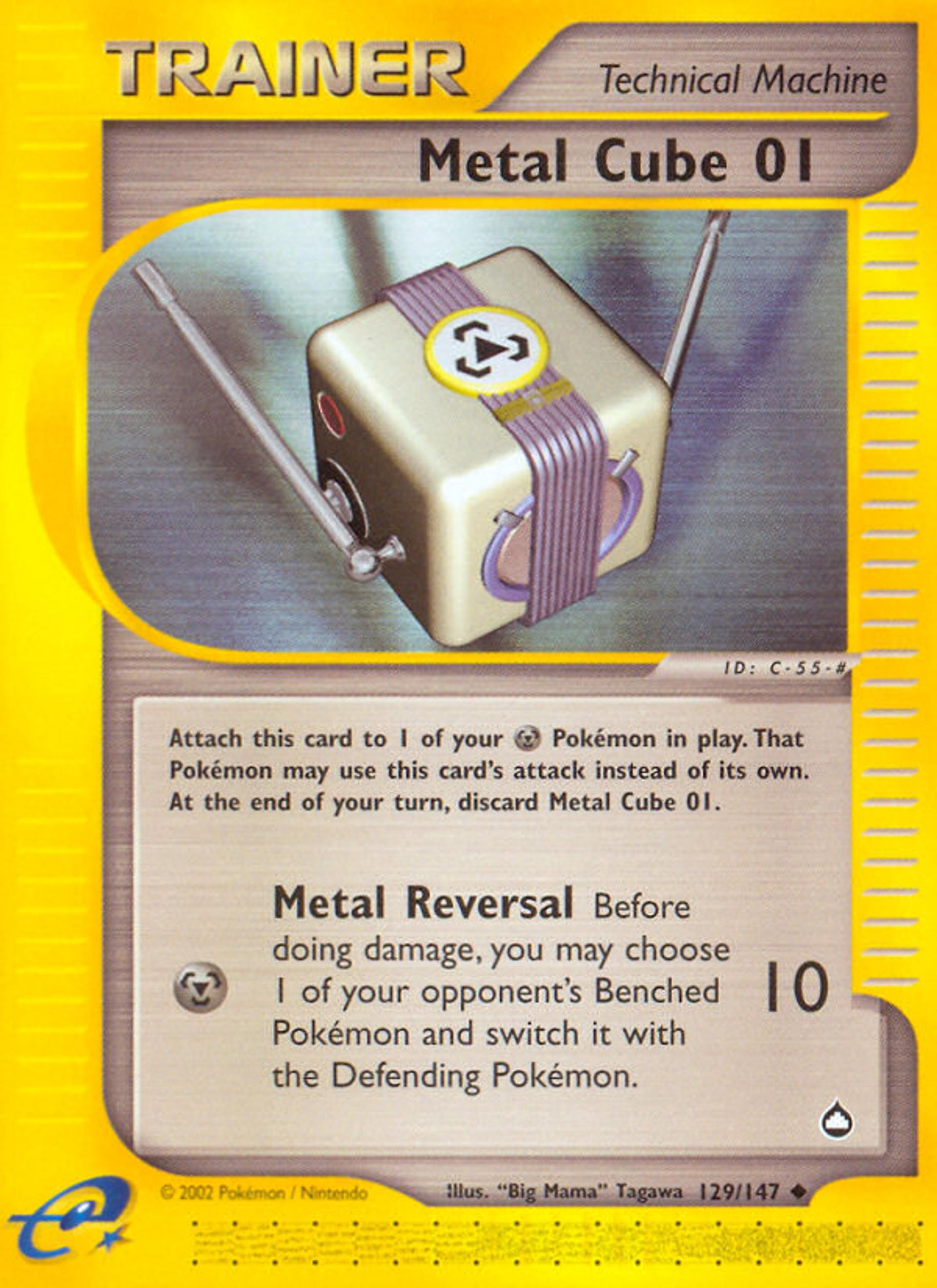 Metal Cube — Aquapolis — Pokemon