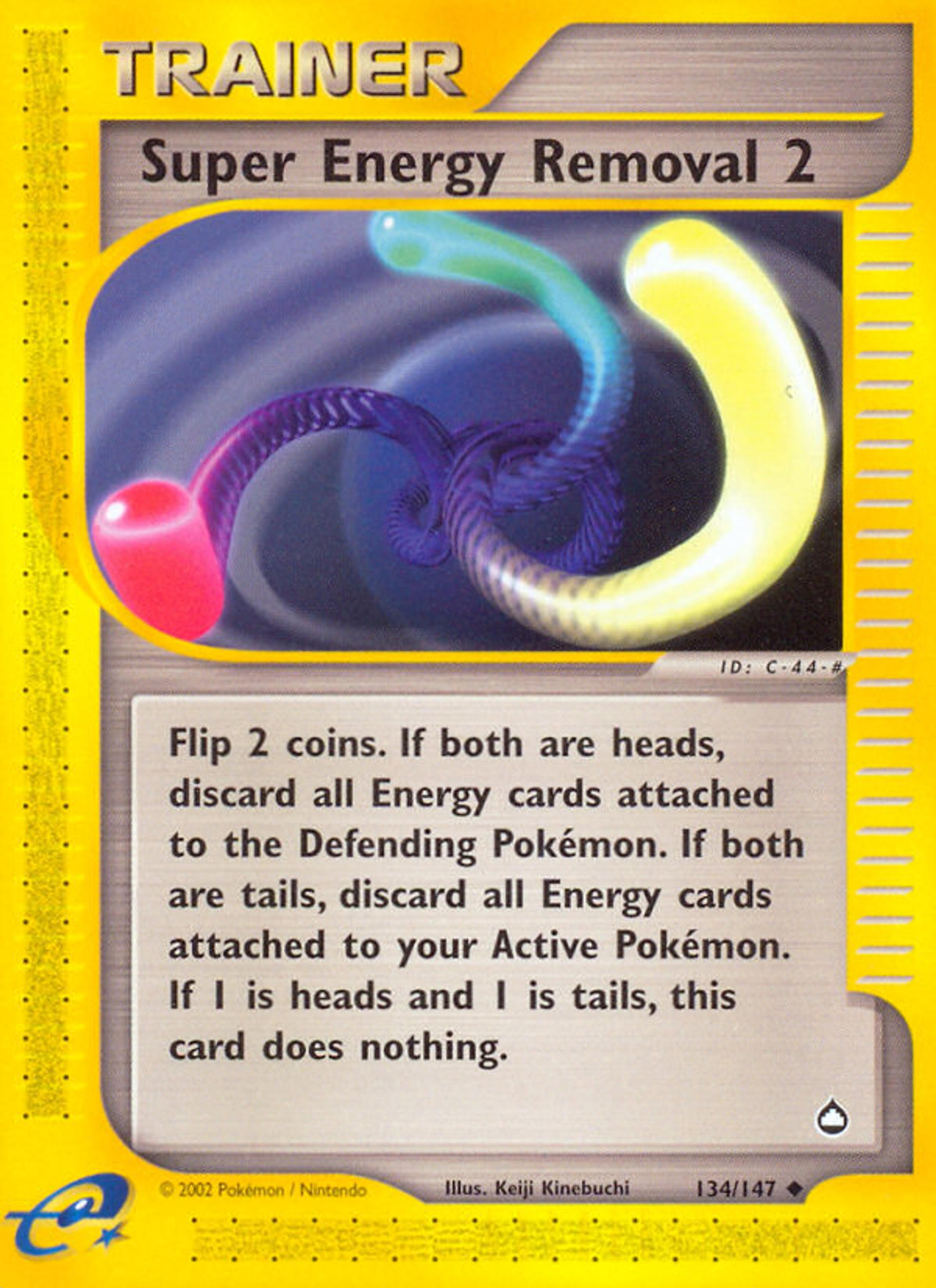 Super Energy Removal — Aquapolis — Pokemon