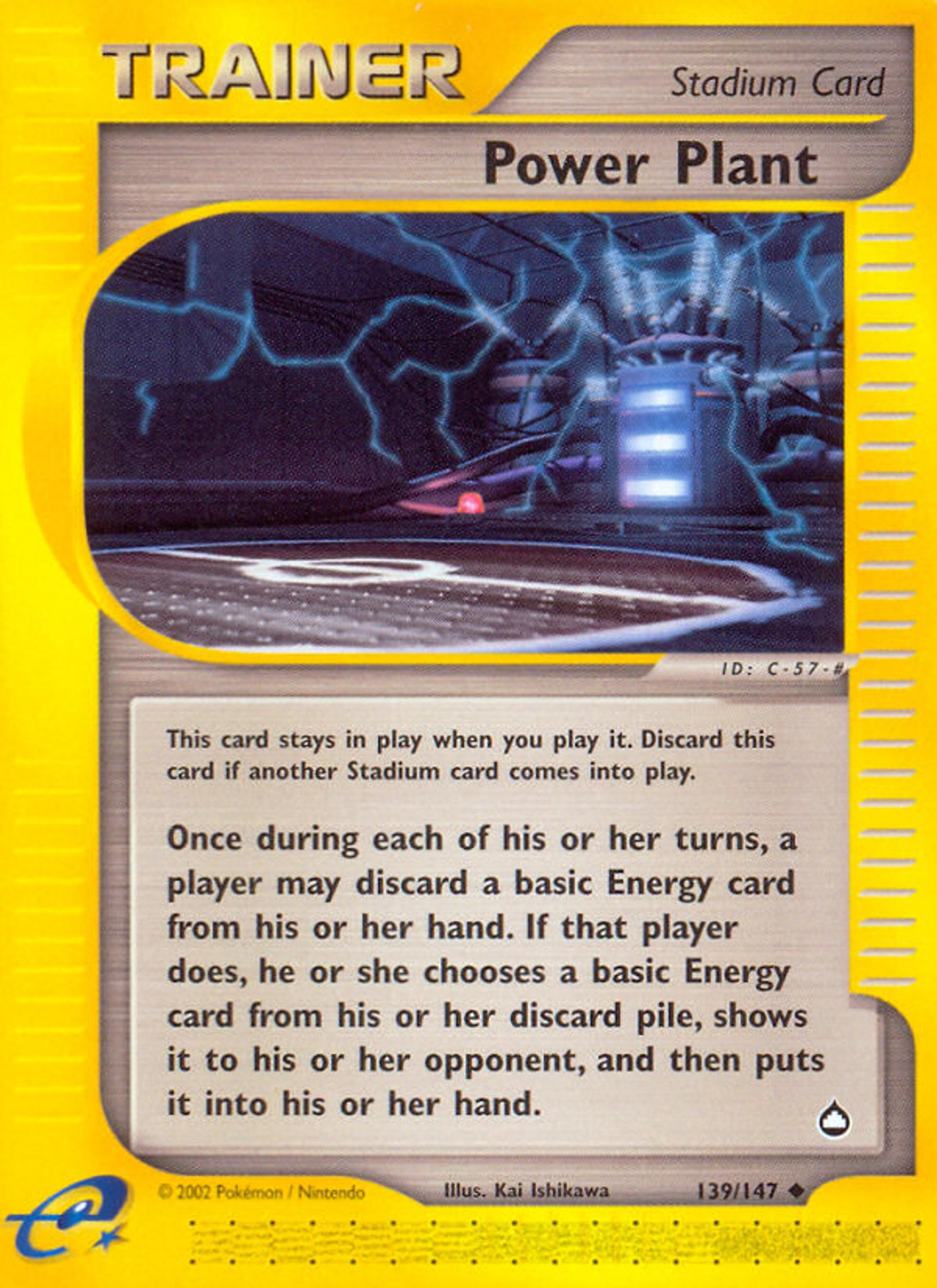 Power Plant — Aquapolis — Pokemon