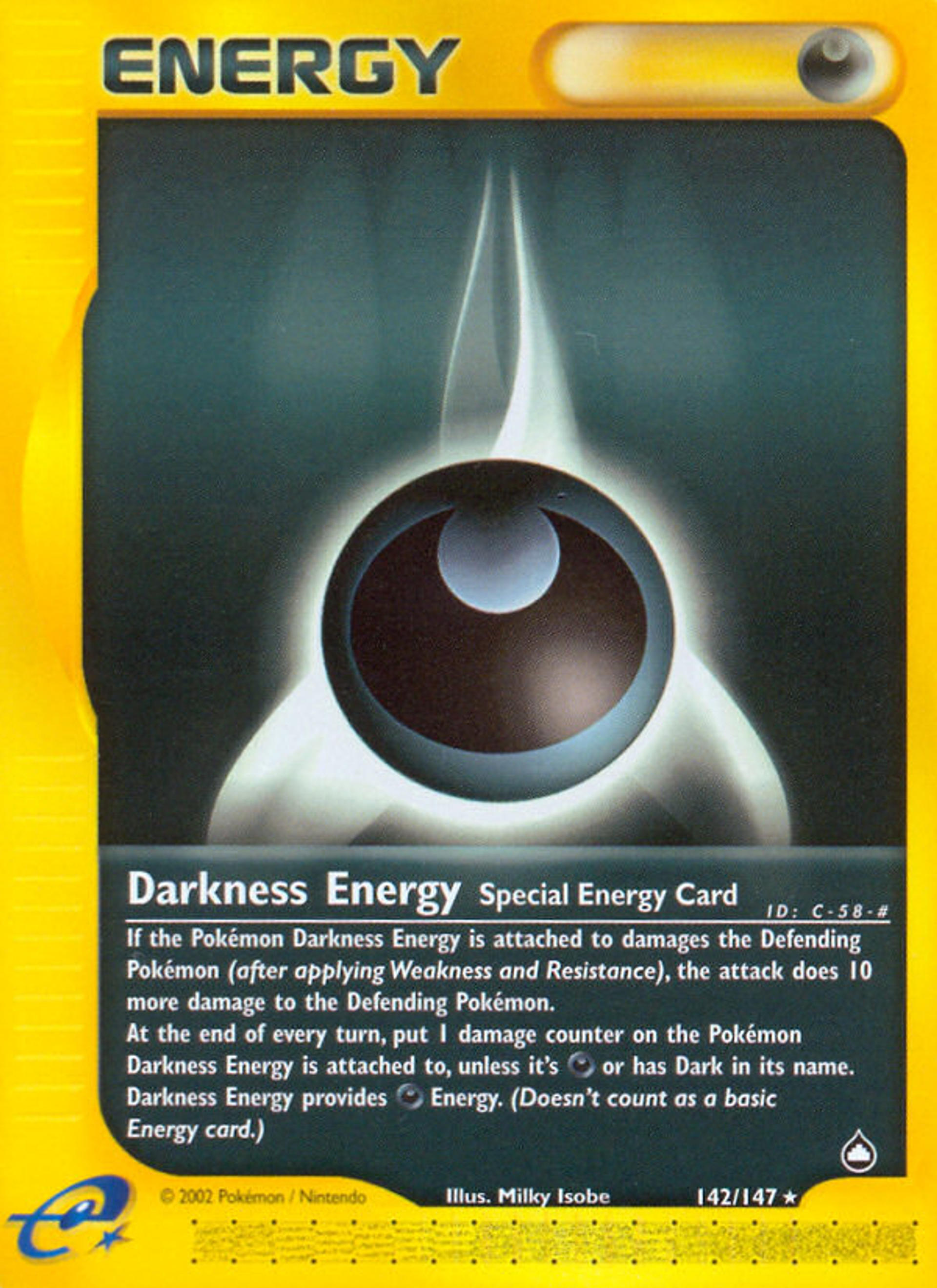 Darkness Energy — Aquapolis — Pokemon