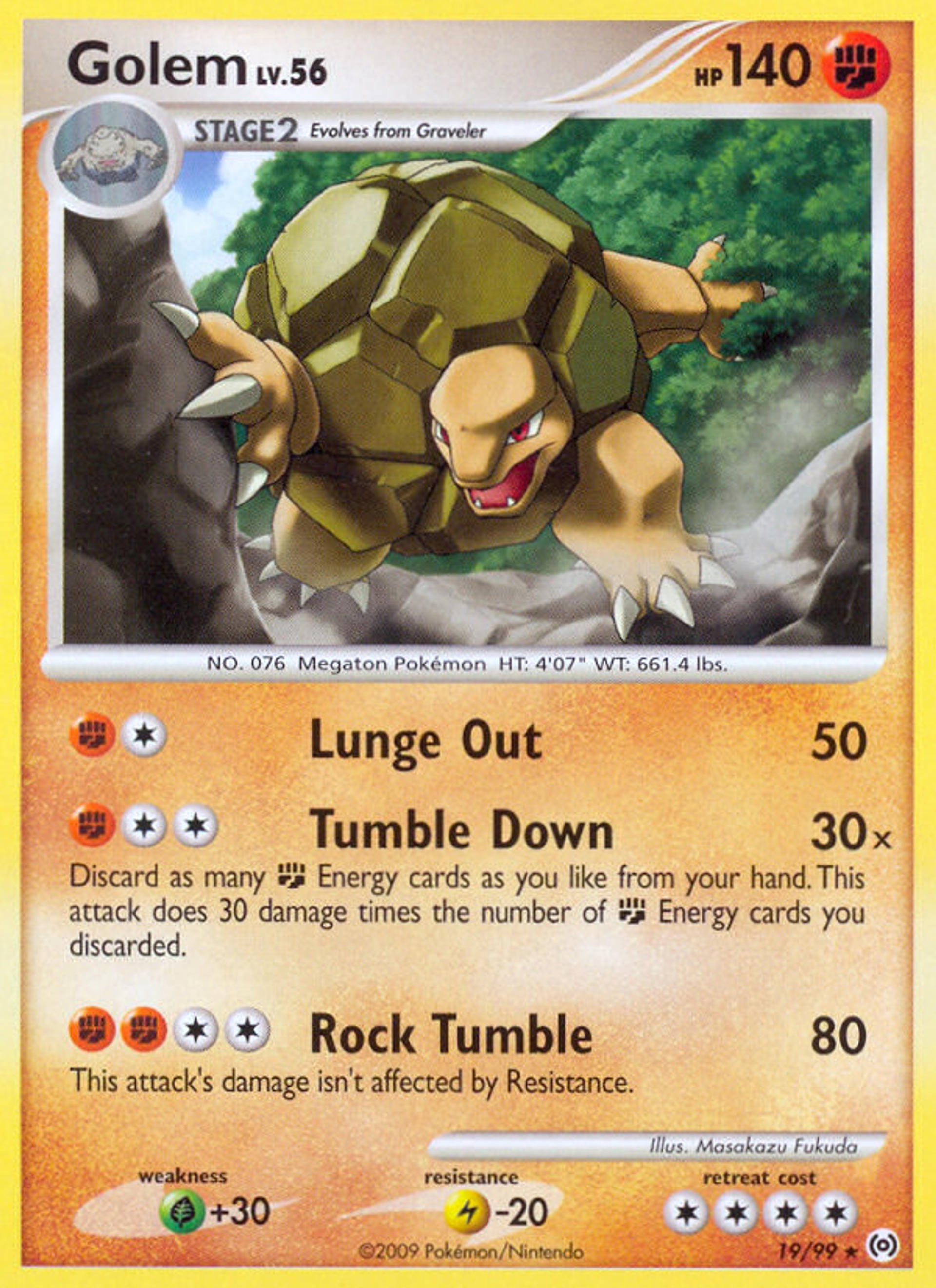 Grolem Lv.56 — Arceus — Pokemon