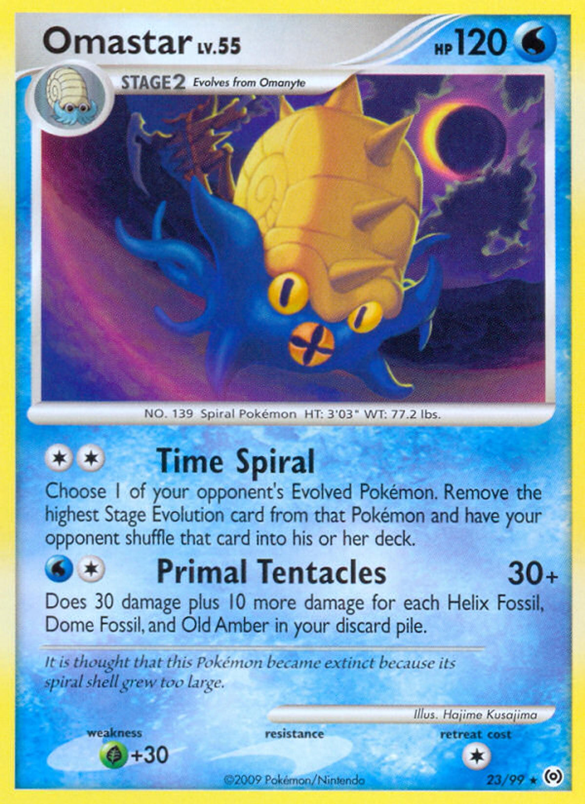 Omastar Lv.55 — Arceus — Pokemon