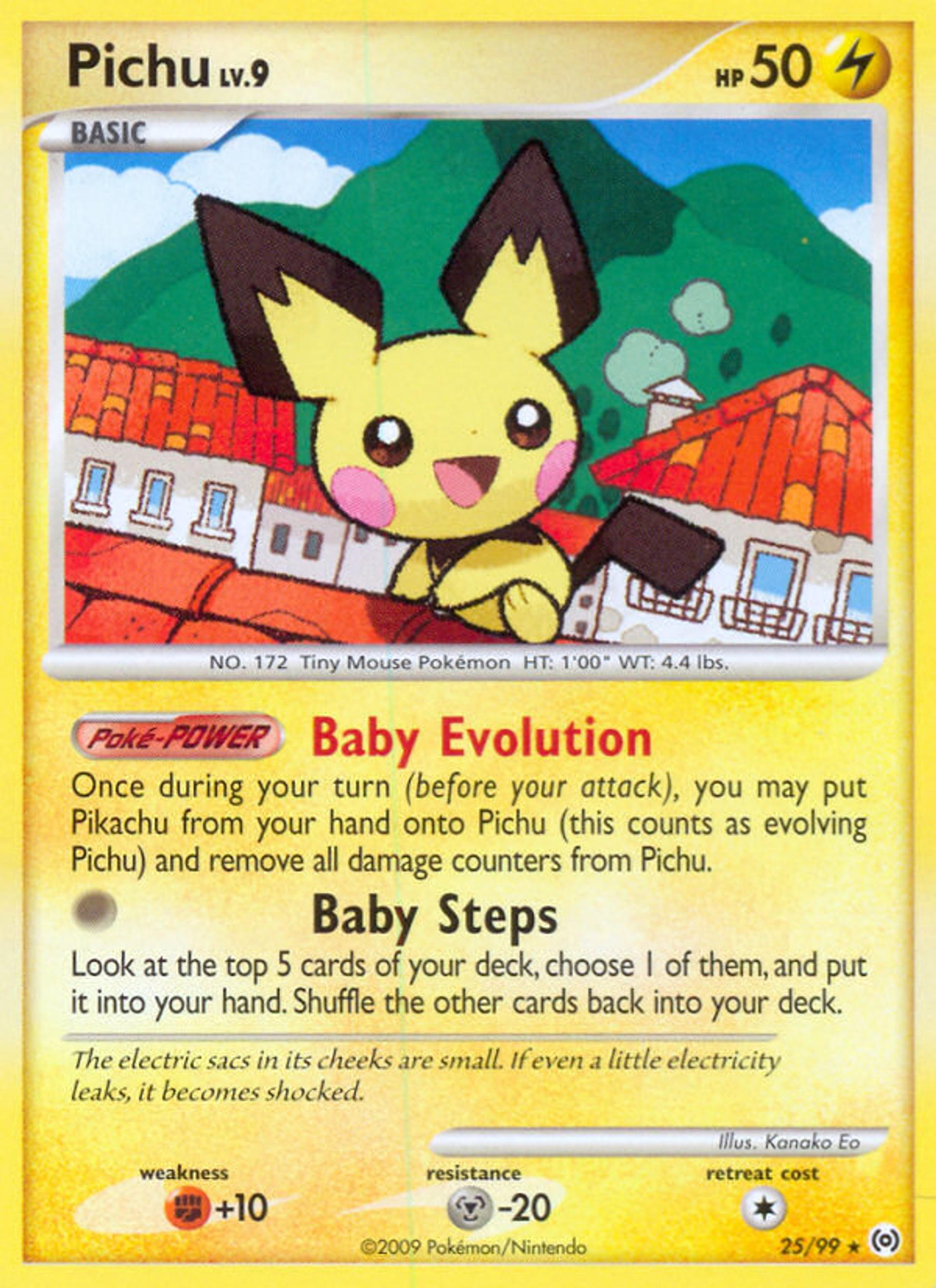 Pichu Lv.9 — Arceus — Pokemon