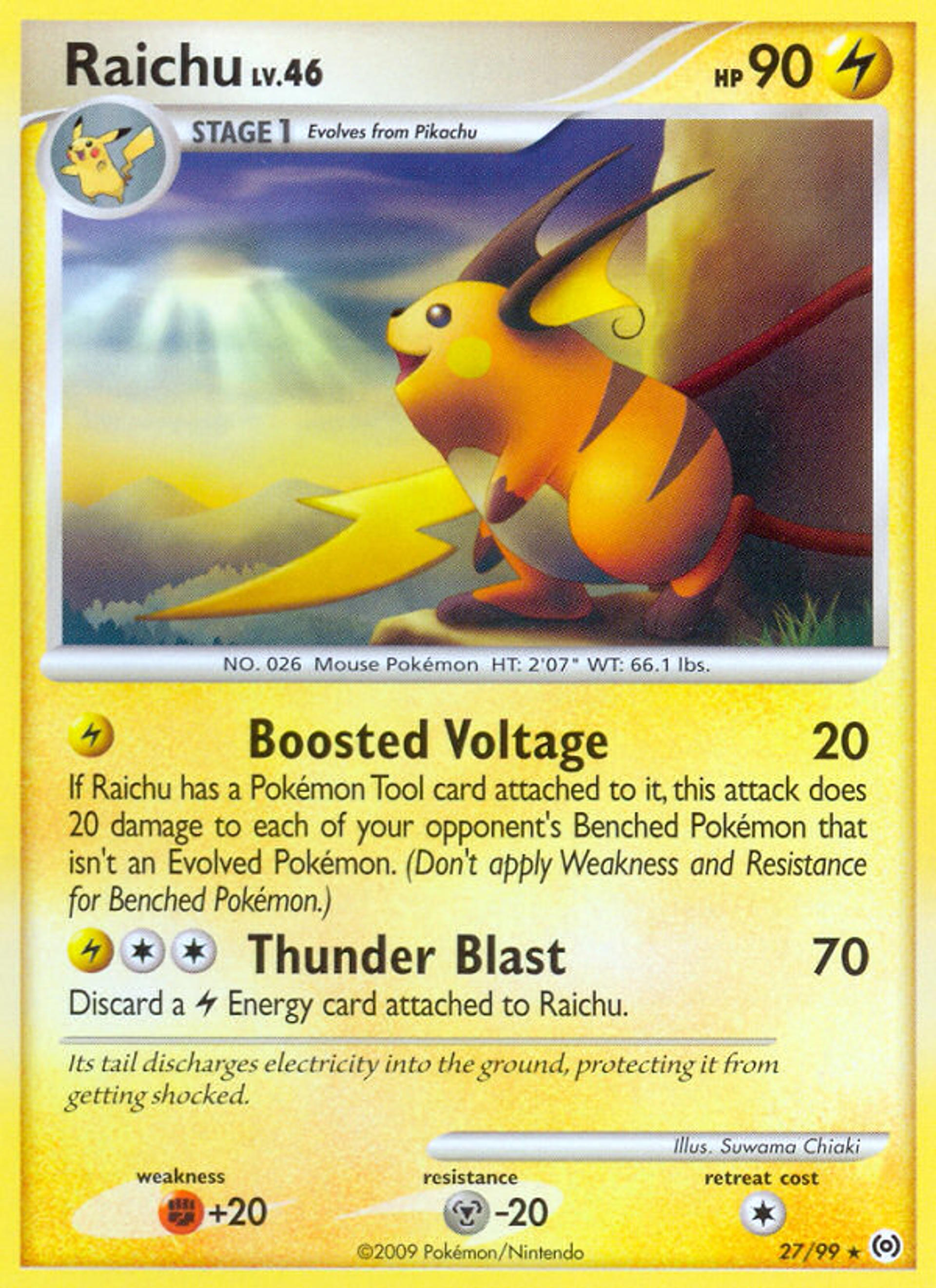 Raichu Lv.46 — Arceus — Pokemon