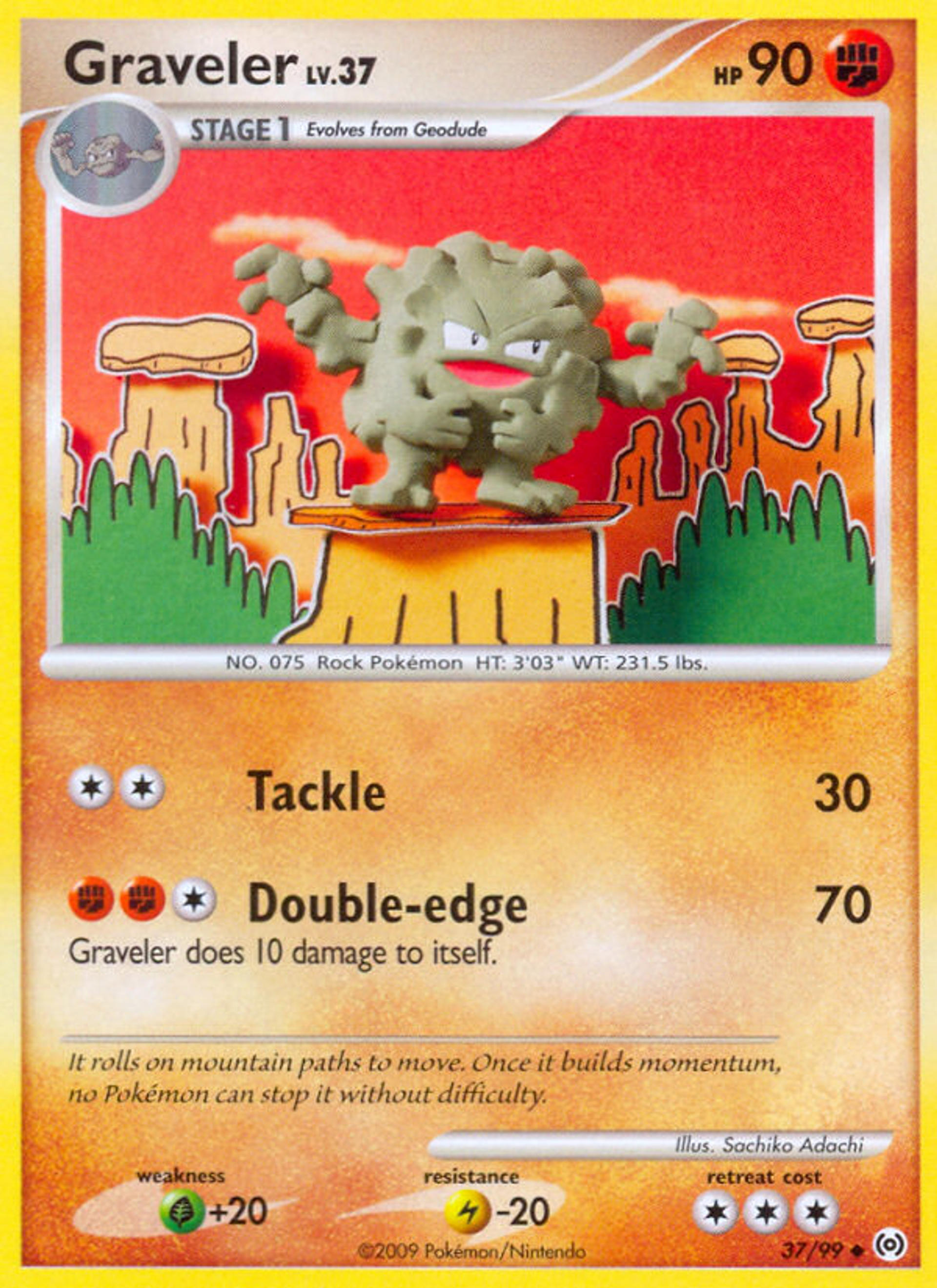 Gravalanch Lv.37 — Arceus — Pokemon