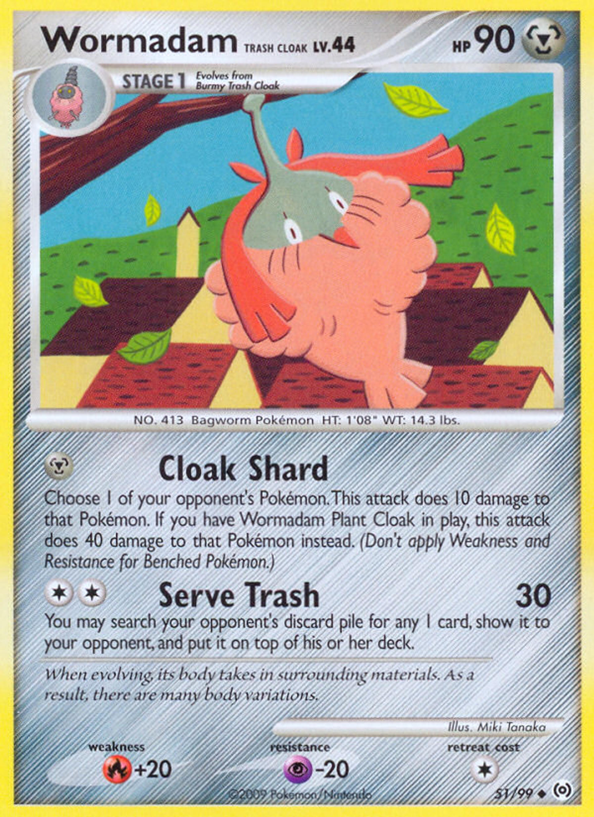 Wormadam Trash Cloak Lv.44 — Arceus — Pokemon