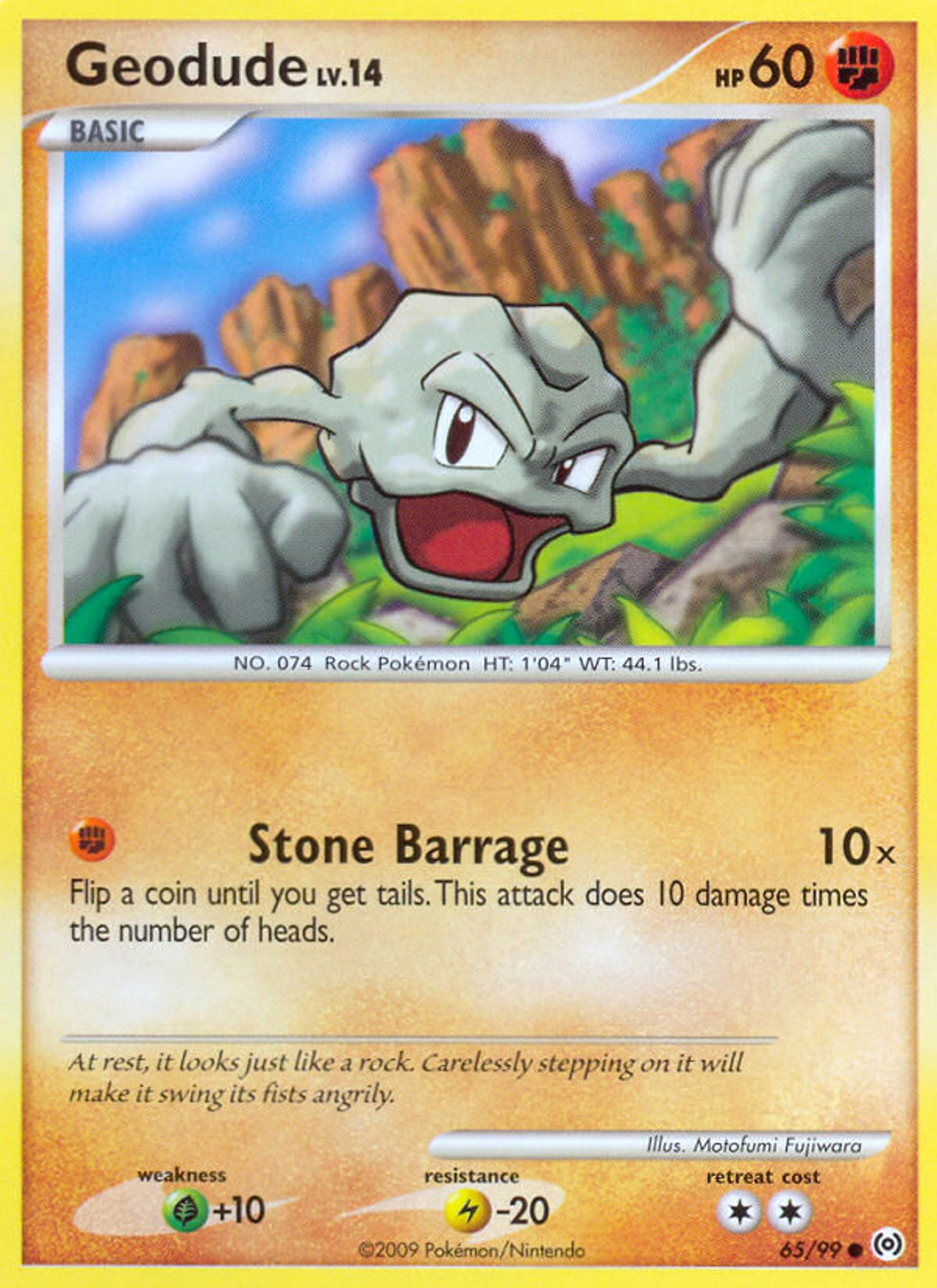Racaillou Lv.14 — Arceus — Pokemon