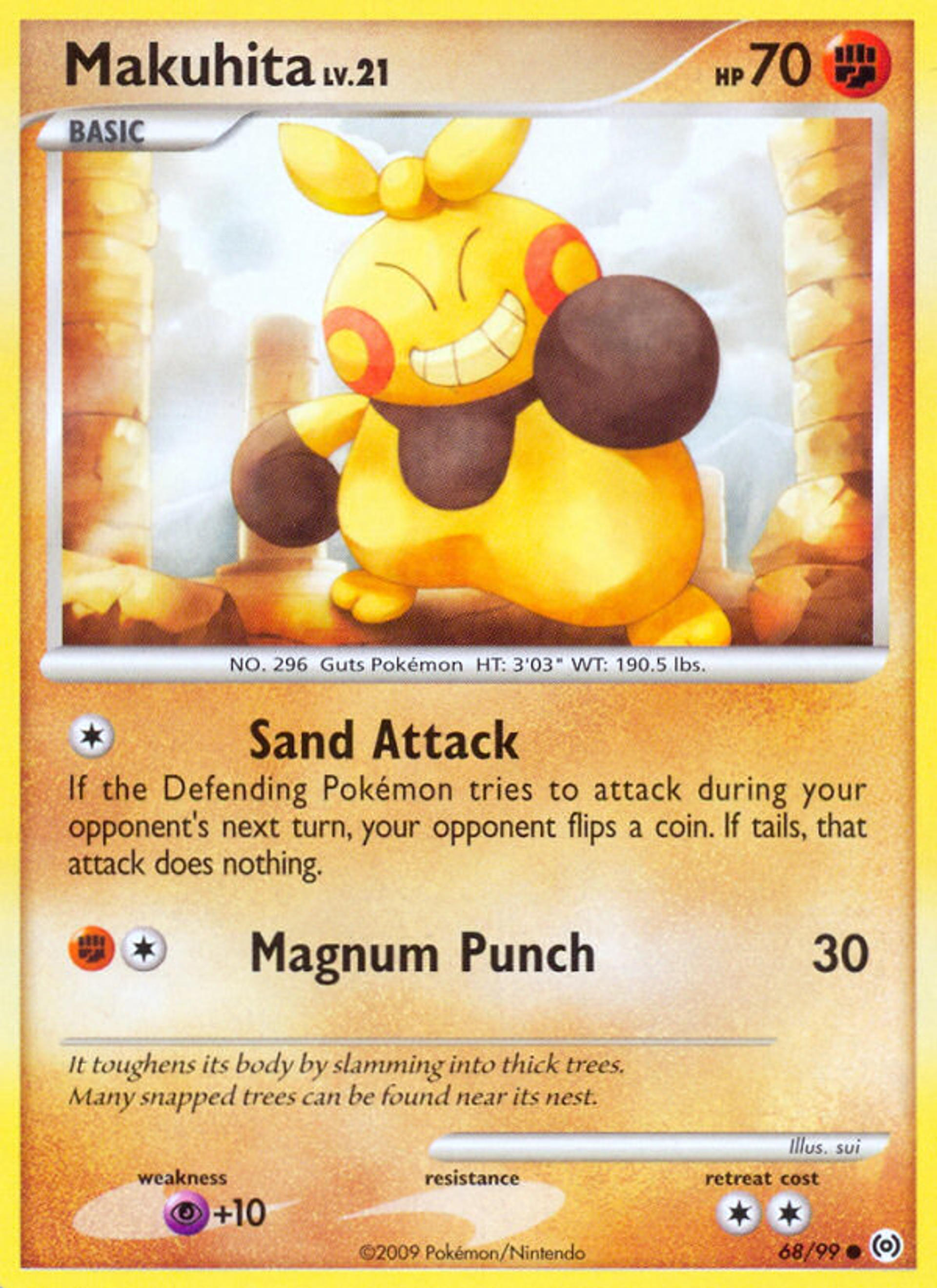 Makuhita Lv.21 — Arceus — Pokemon