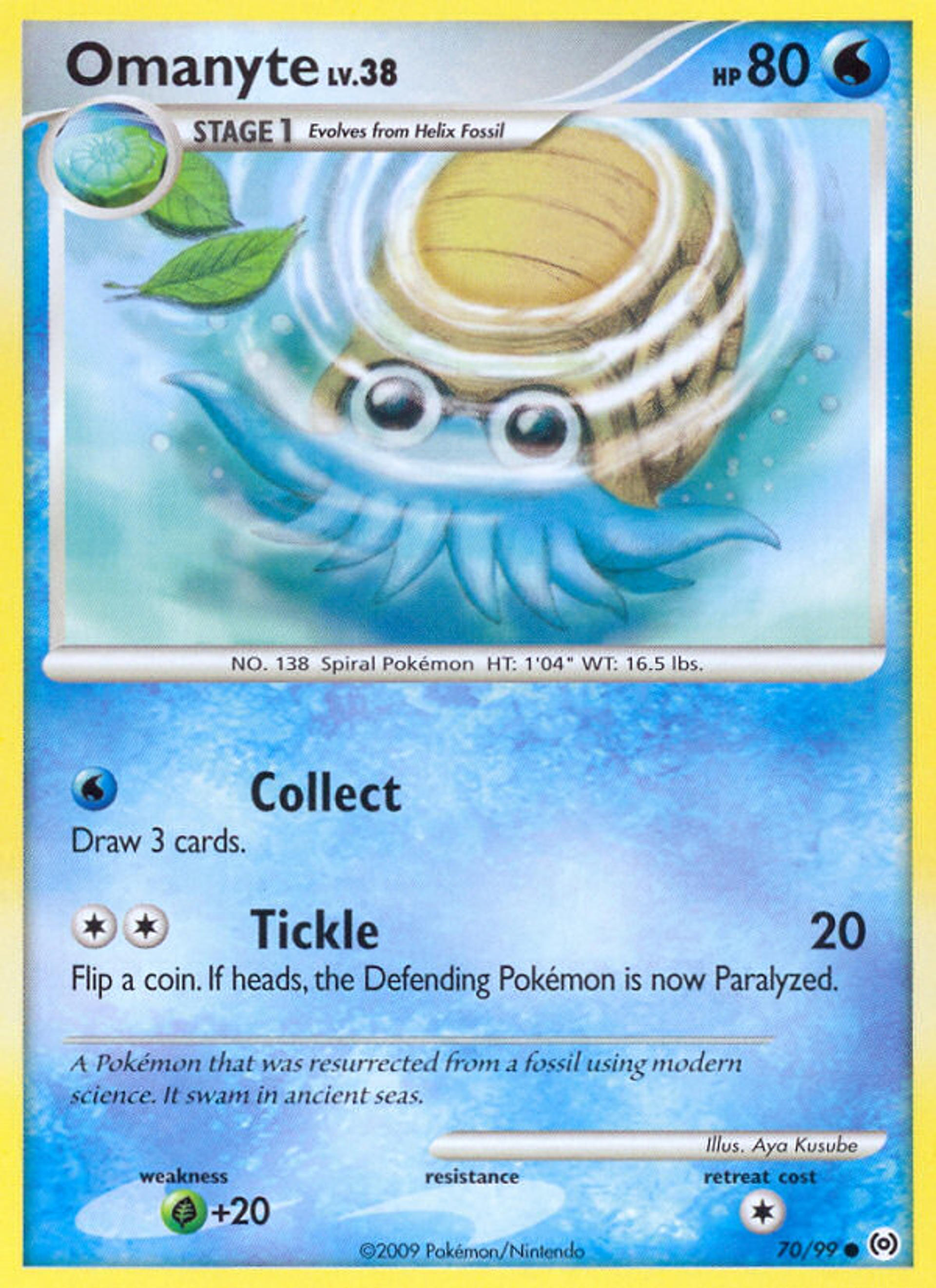 Amonita Lv.38 — Arceus — Pokemon