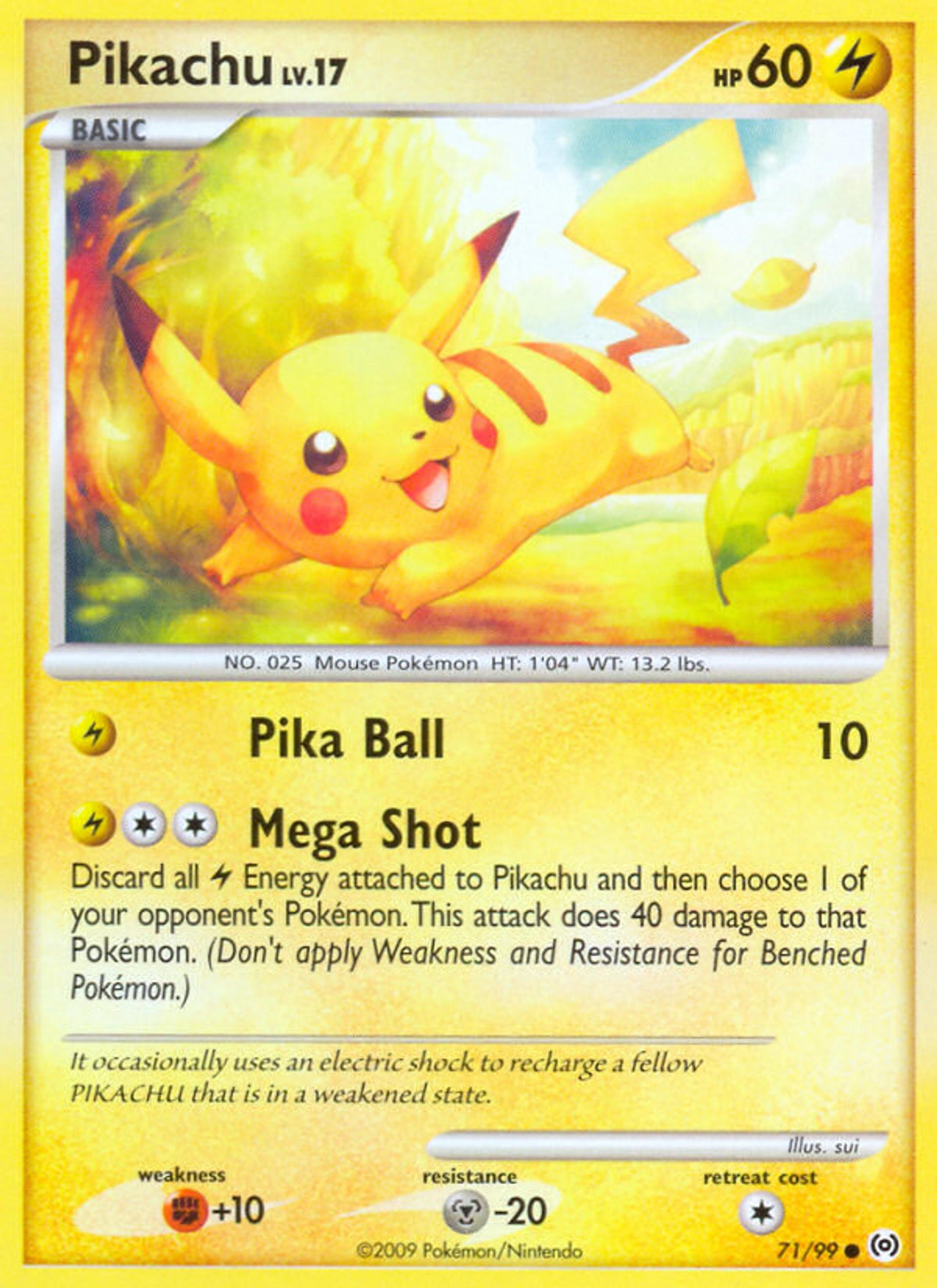 Pikachu Lv.17 — Arceus — Pokemon