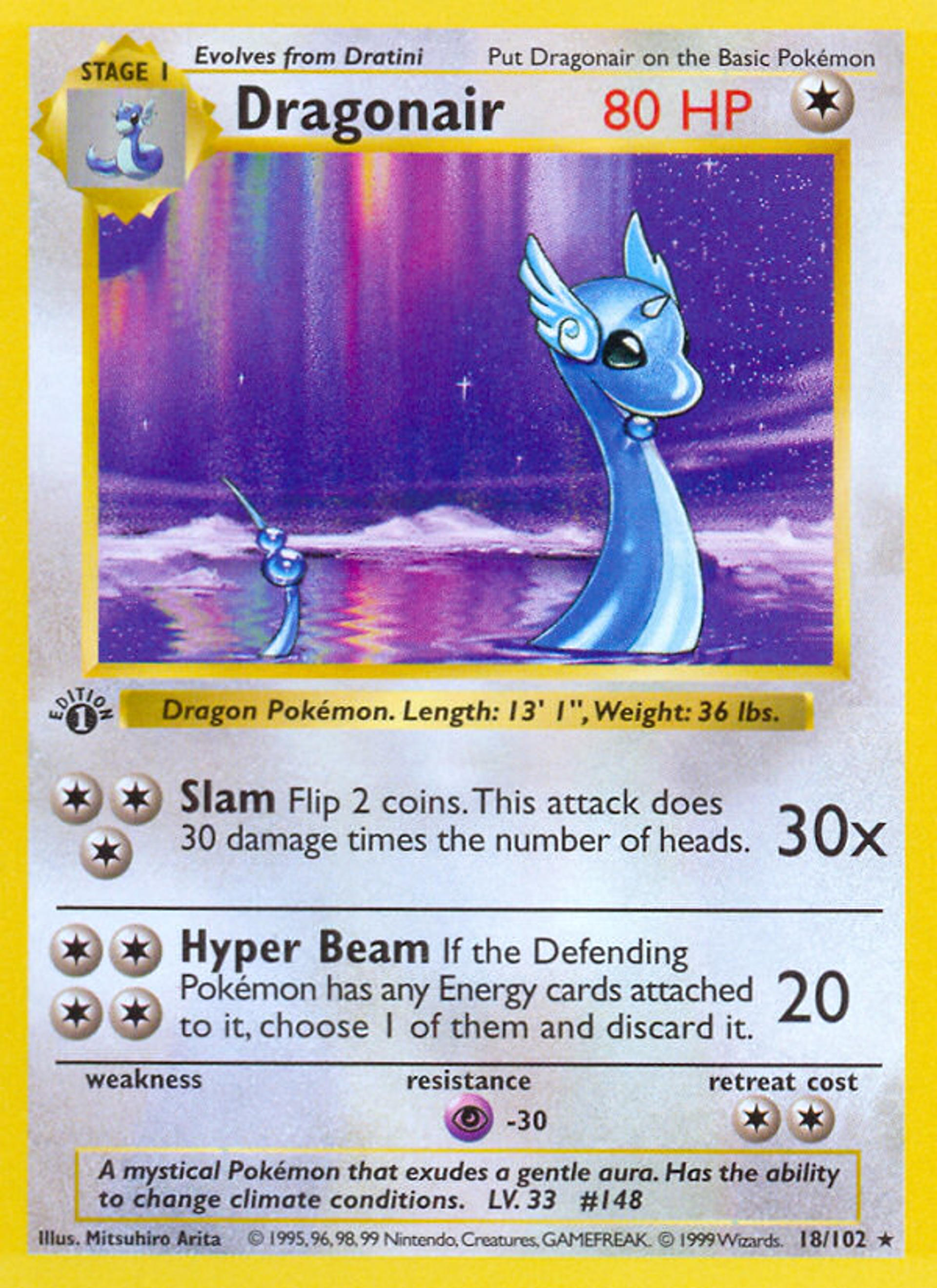 Dragonair — Base Set — Pokémon