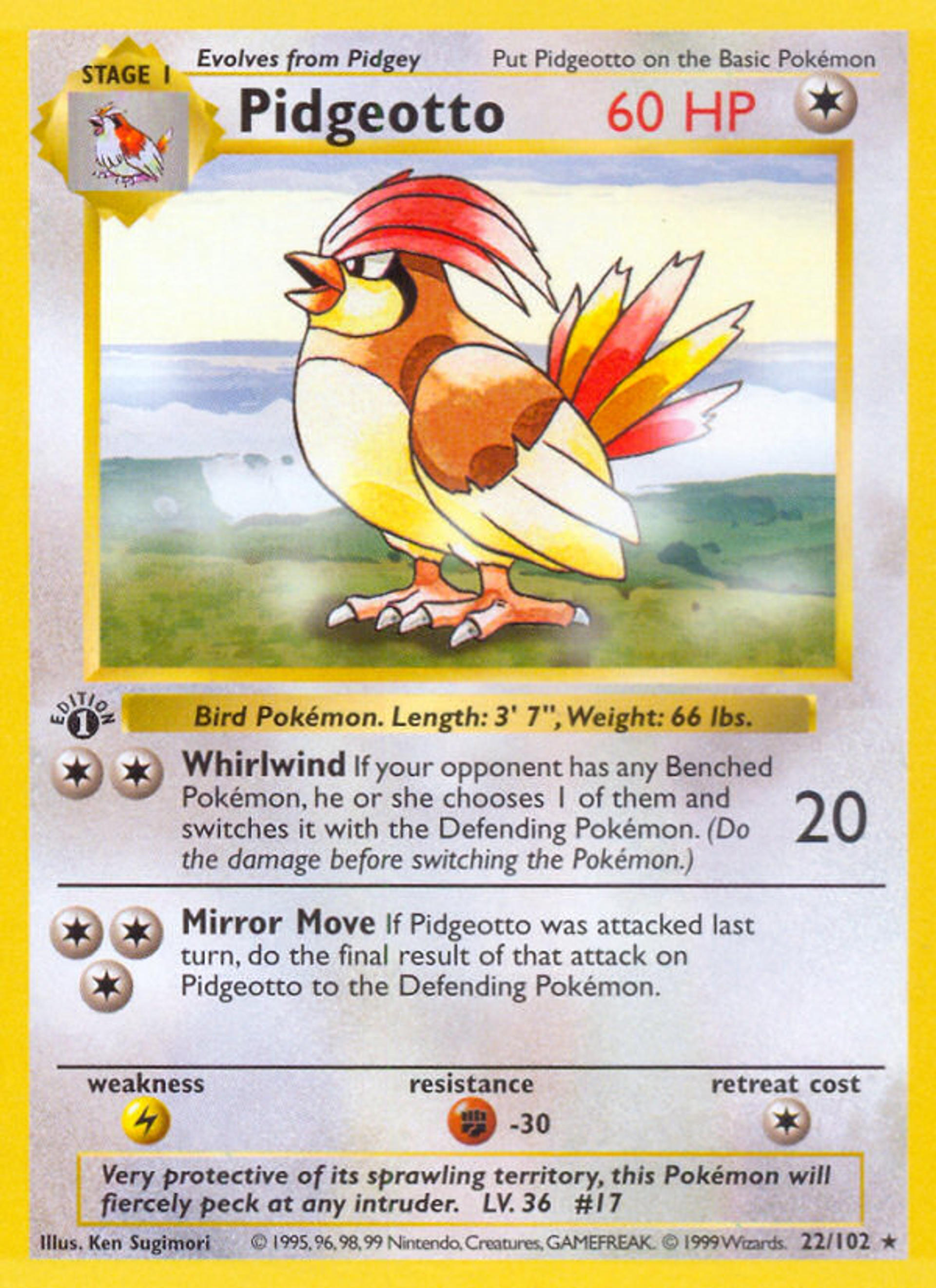 Roucoups — Base Set — Pokémon