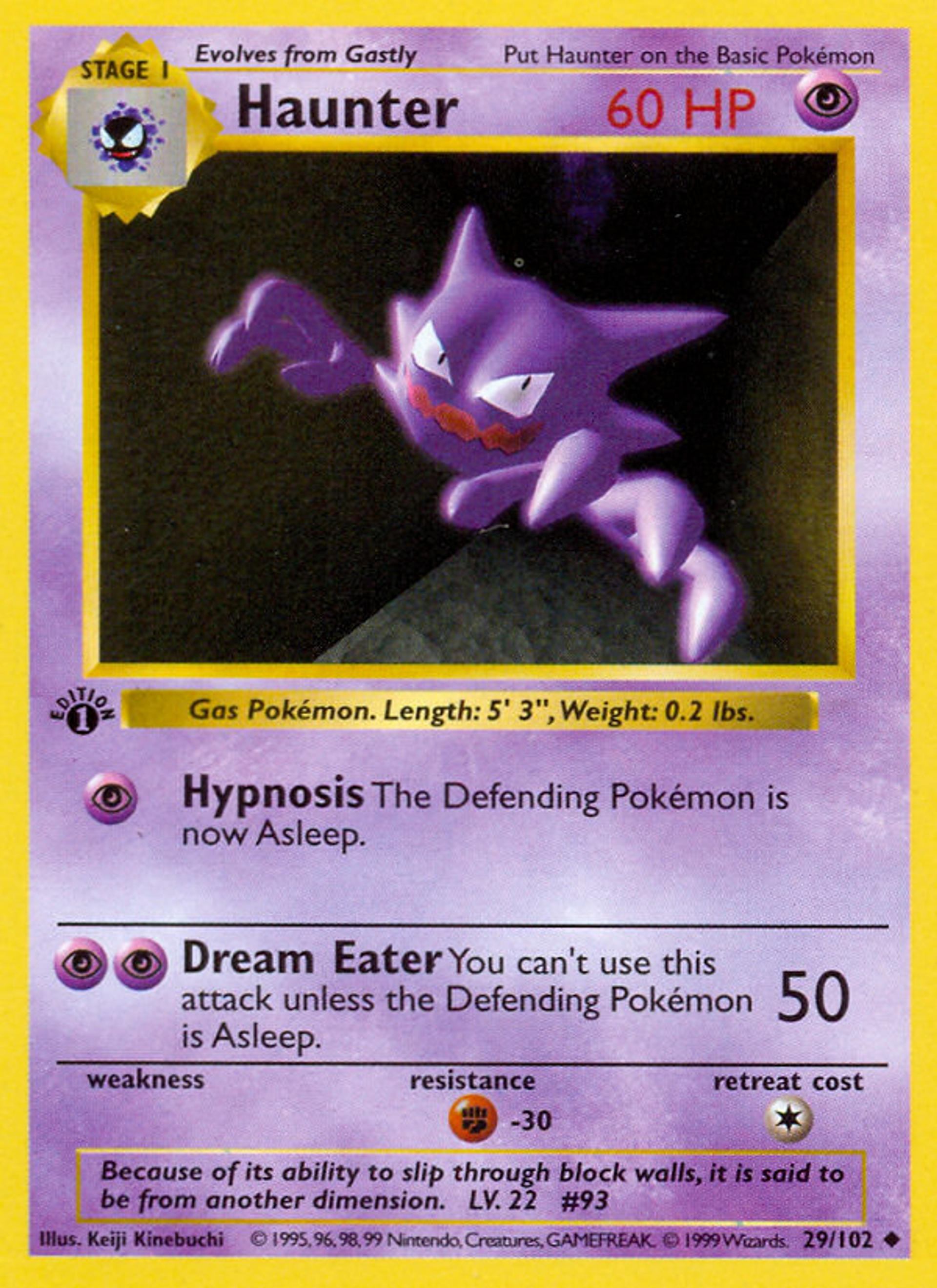Haunter — Base Set — Pokémon