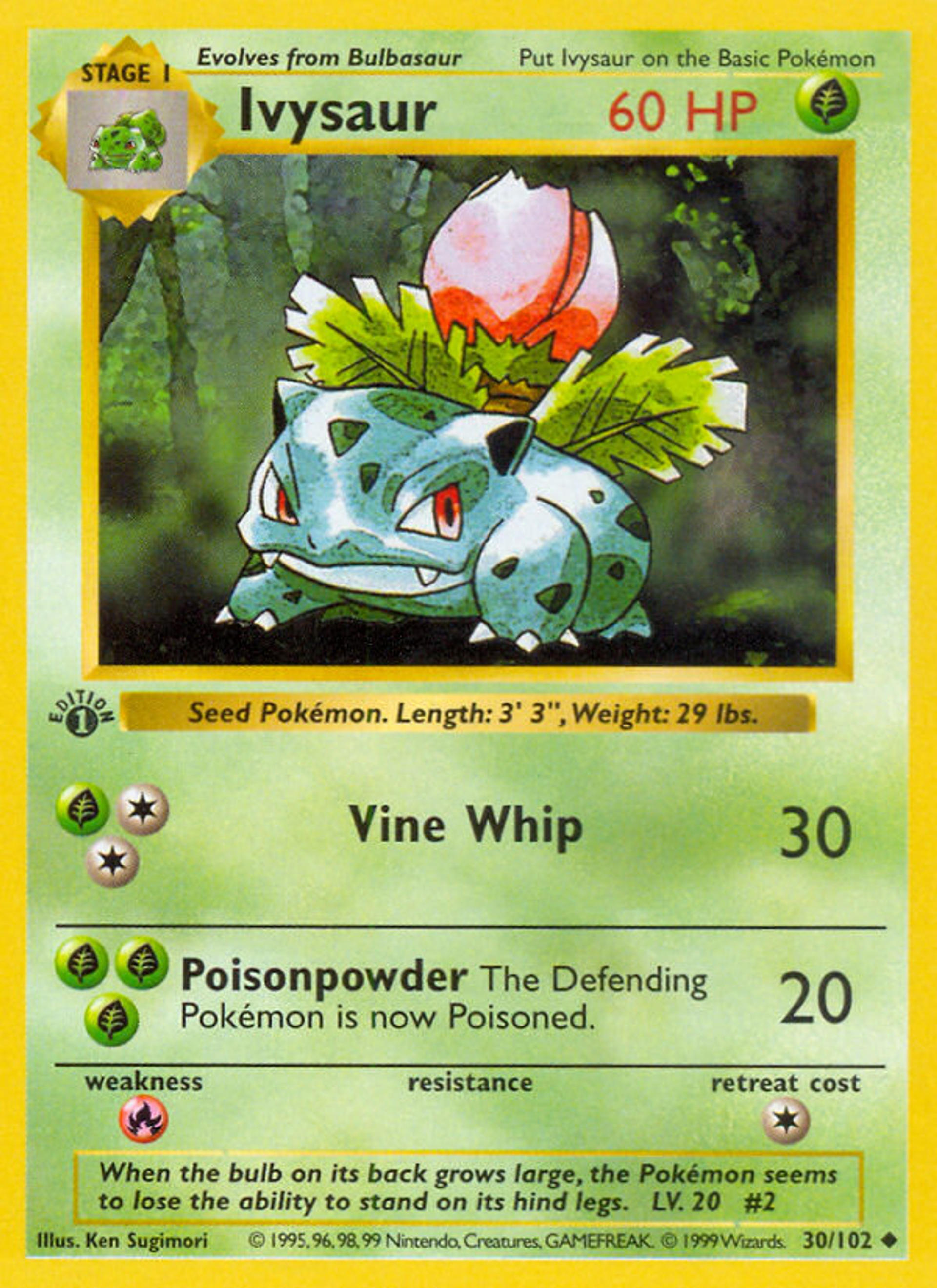 Herbizarre — Base Set — Pokémon