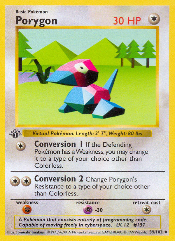 Porygon — Base Set — Pokemon