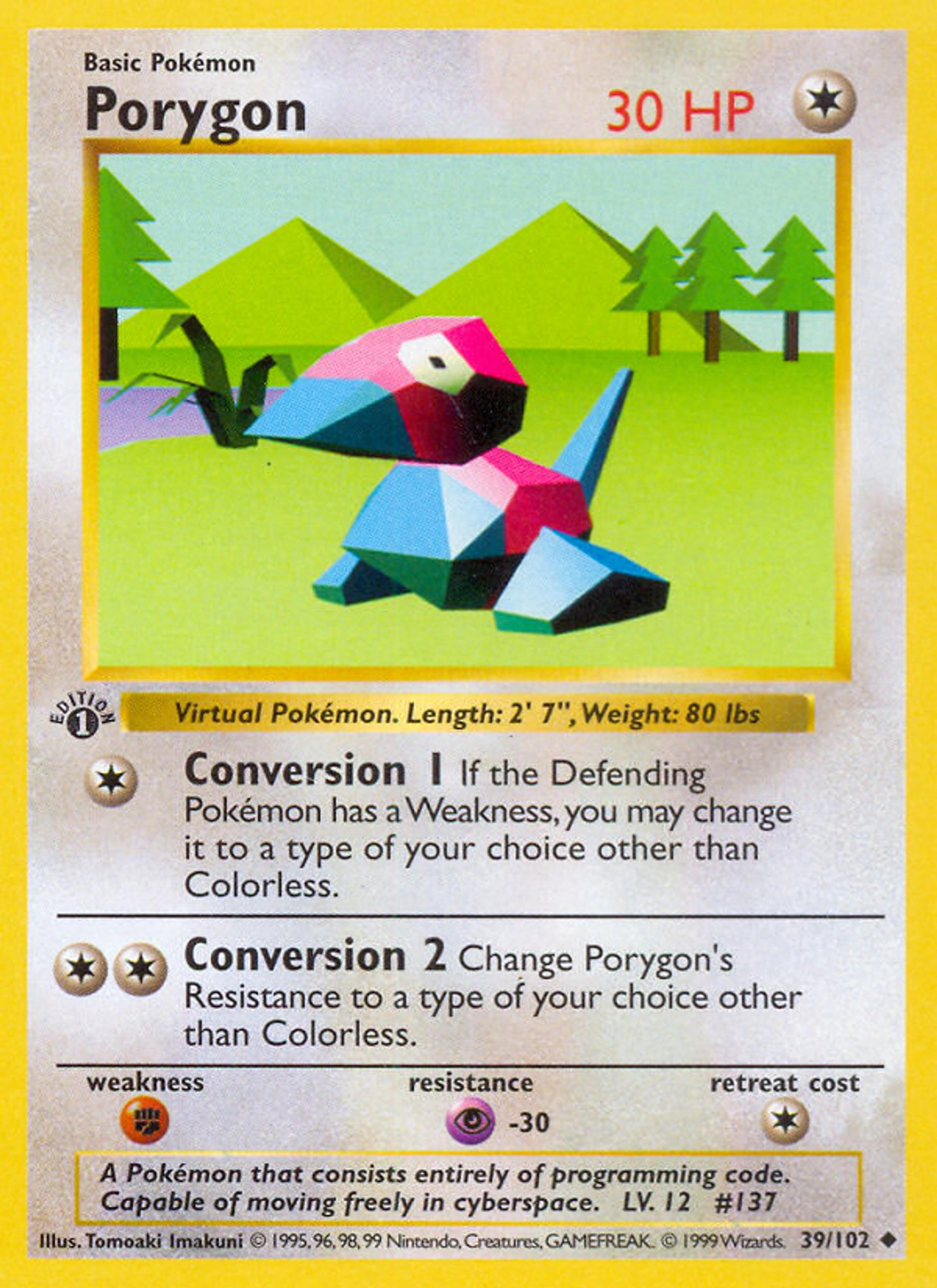 Porygon — Base Set — Pokémon
