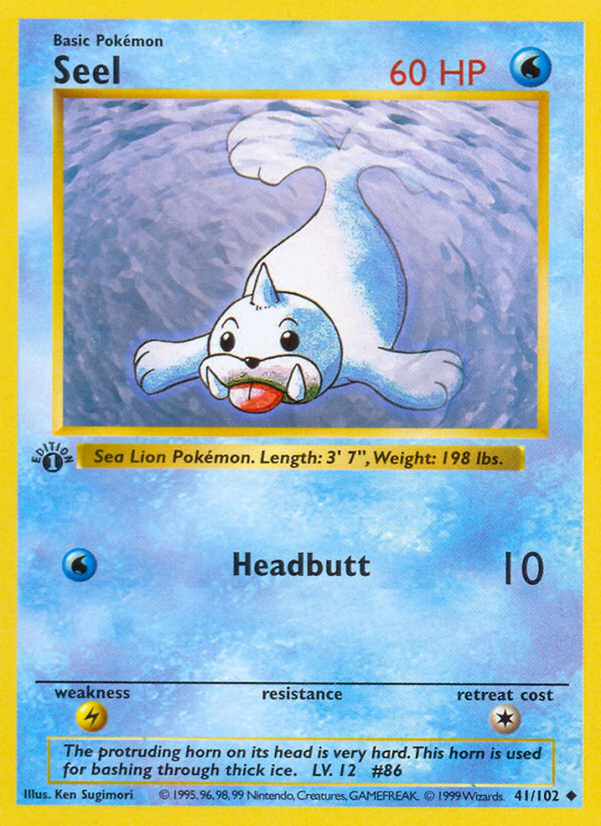 Seel — Base Set — Pokémon