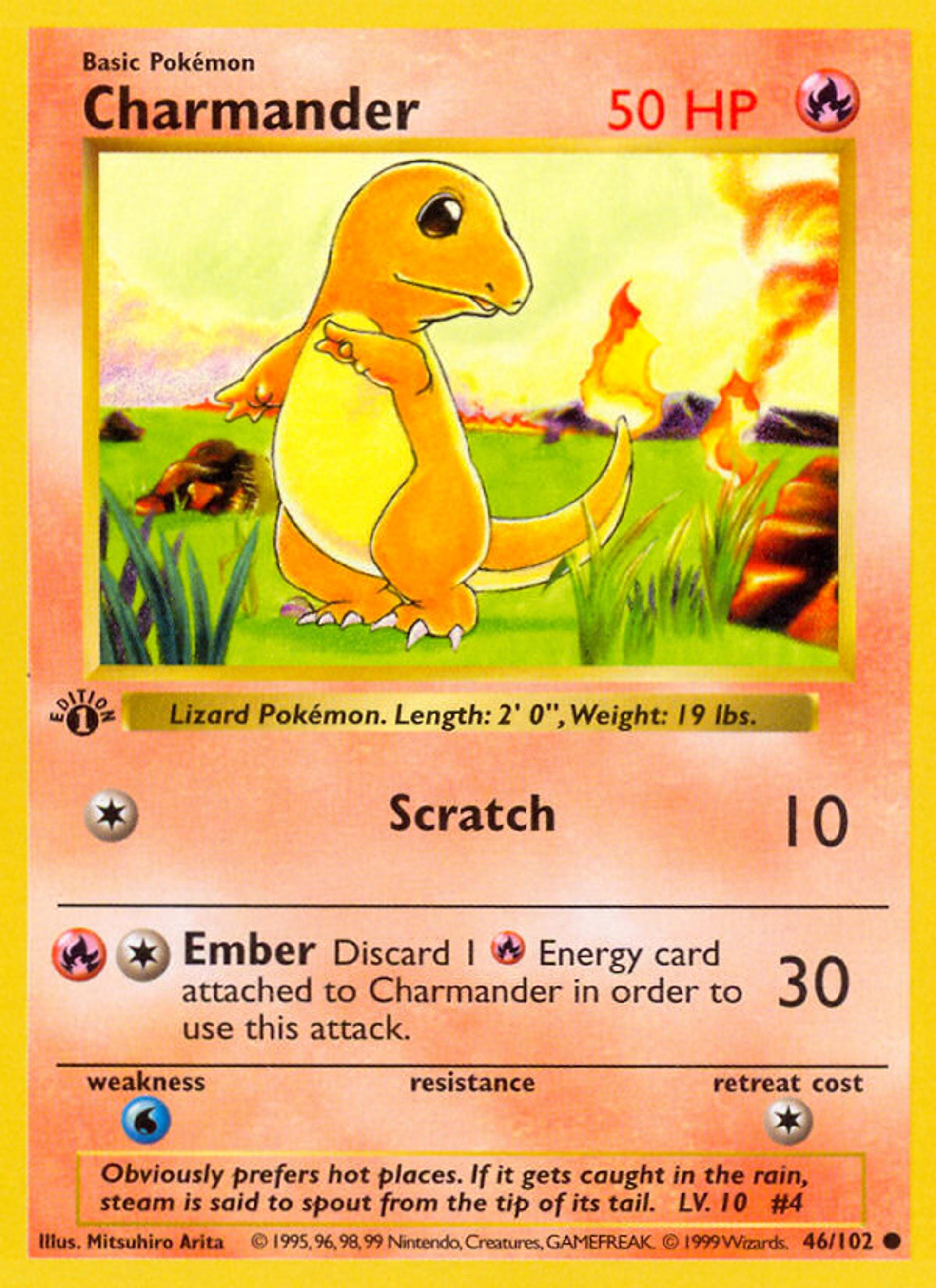 Charmander — Base Set — Pokémon