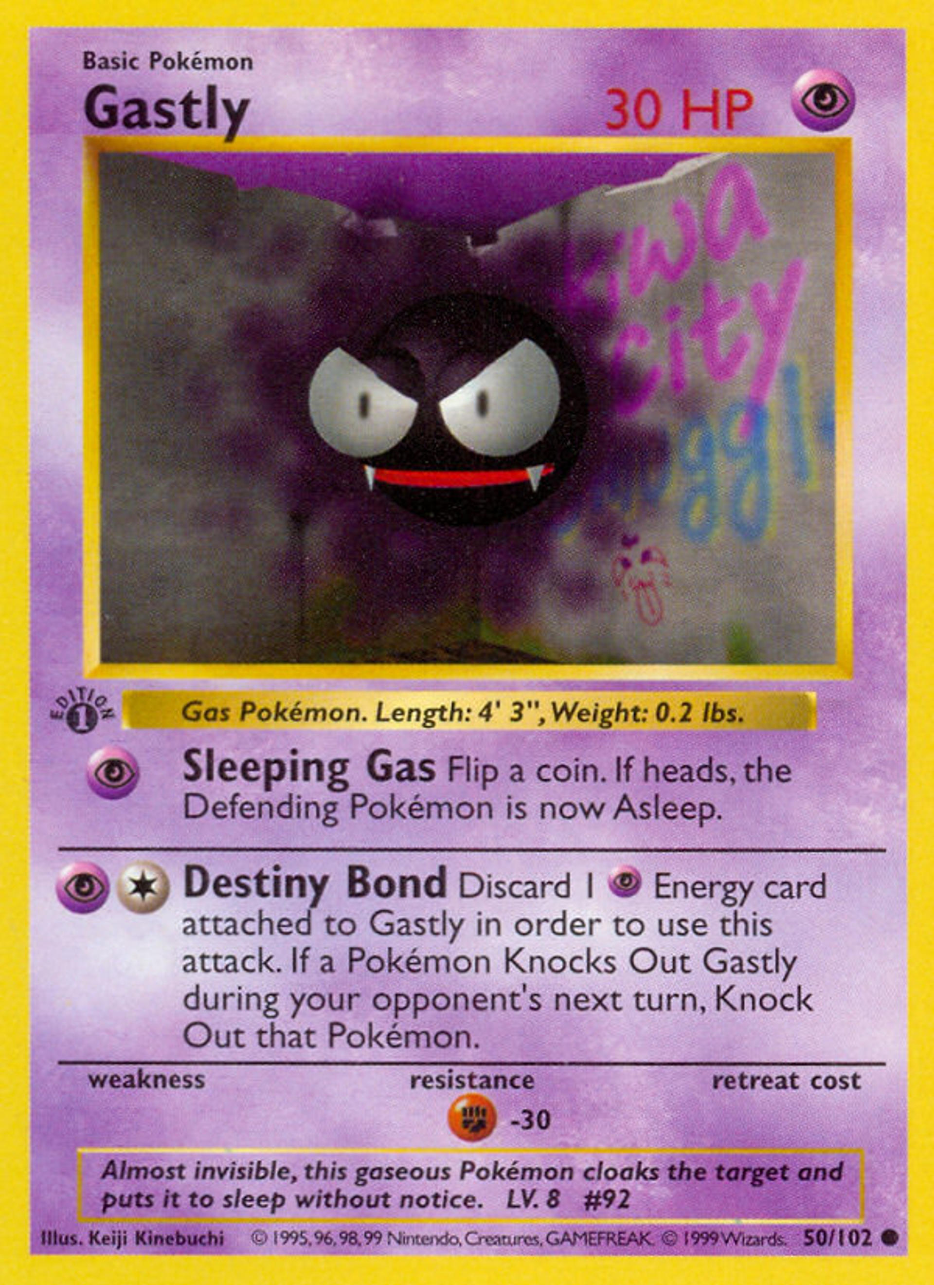 Gastly — Base Set — Pokémon