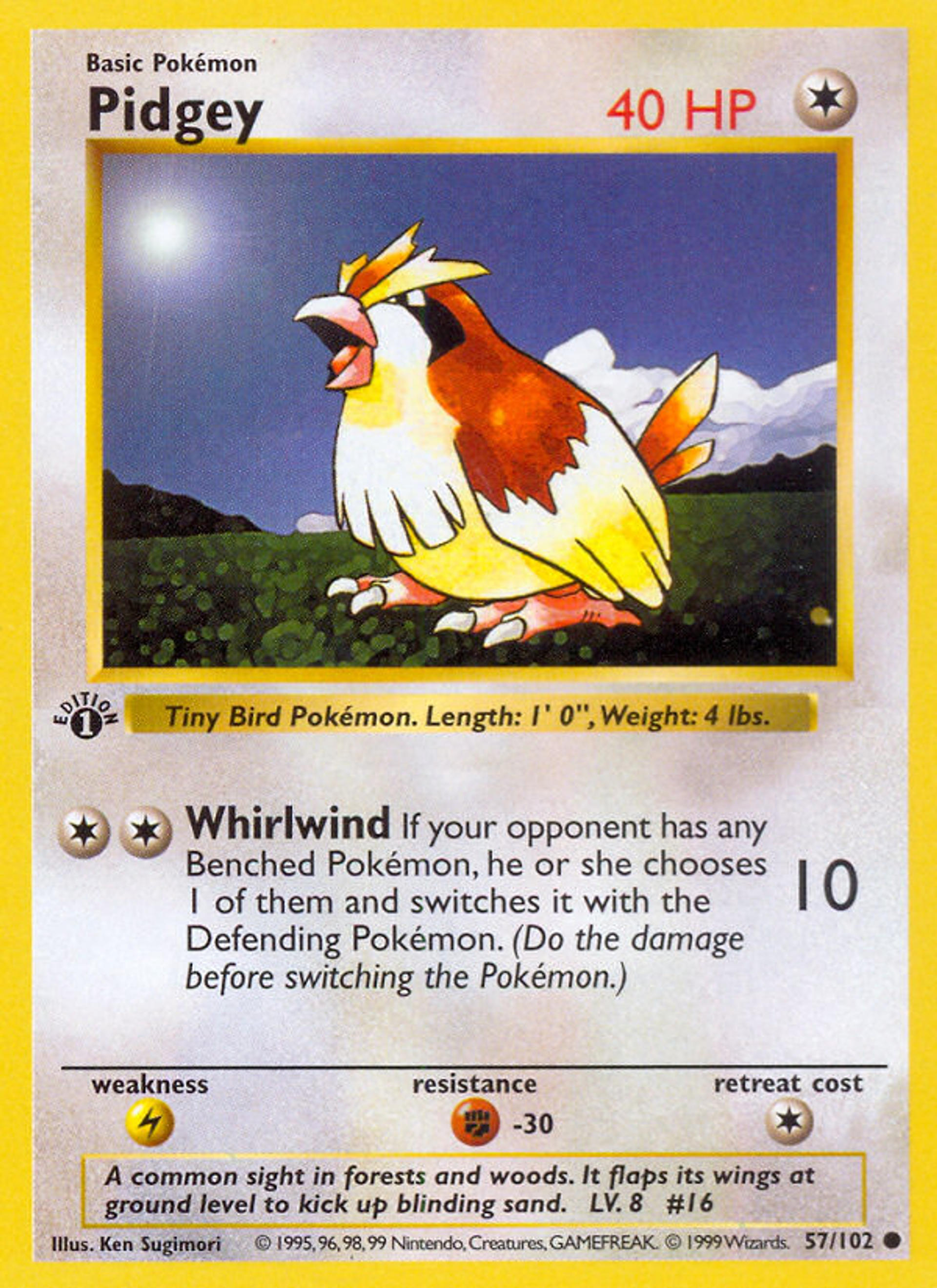 Pidgey — Base Set — Pokémon