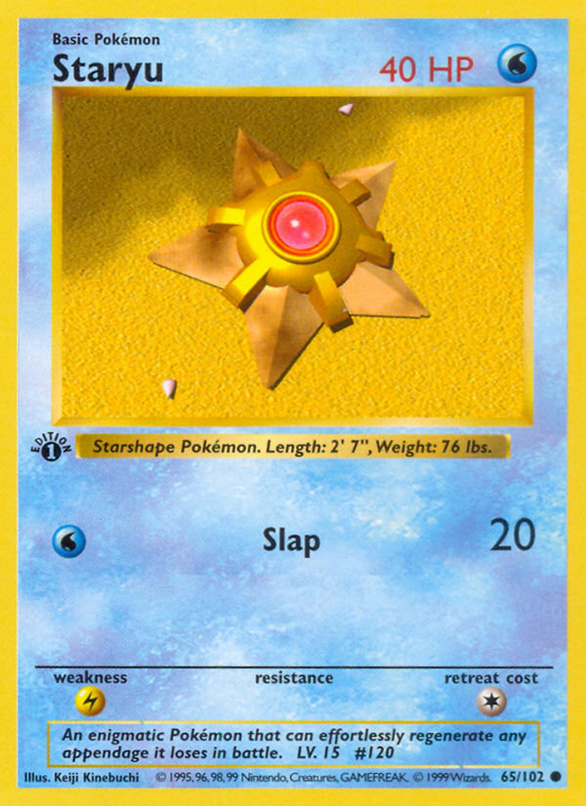 Staryu — Base Set — Pokémon