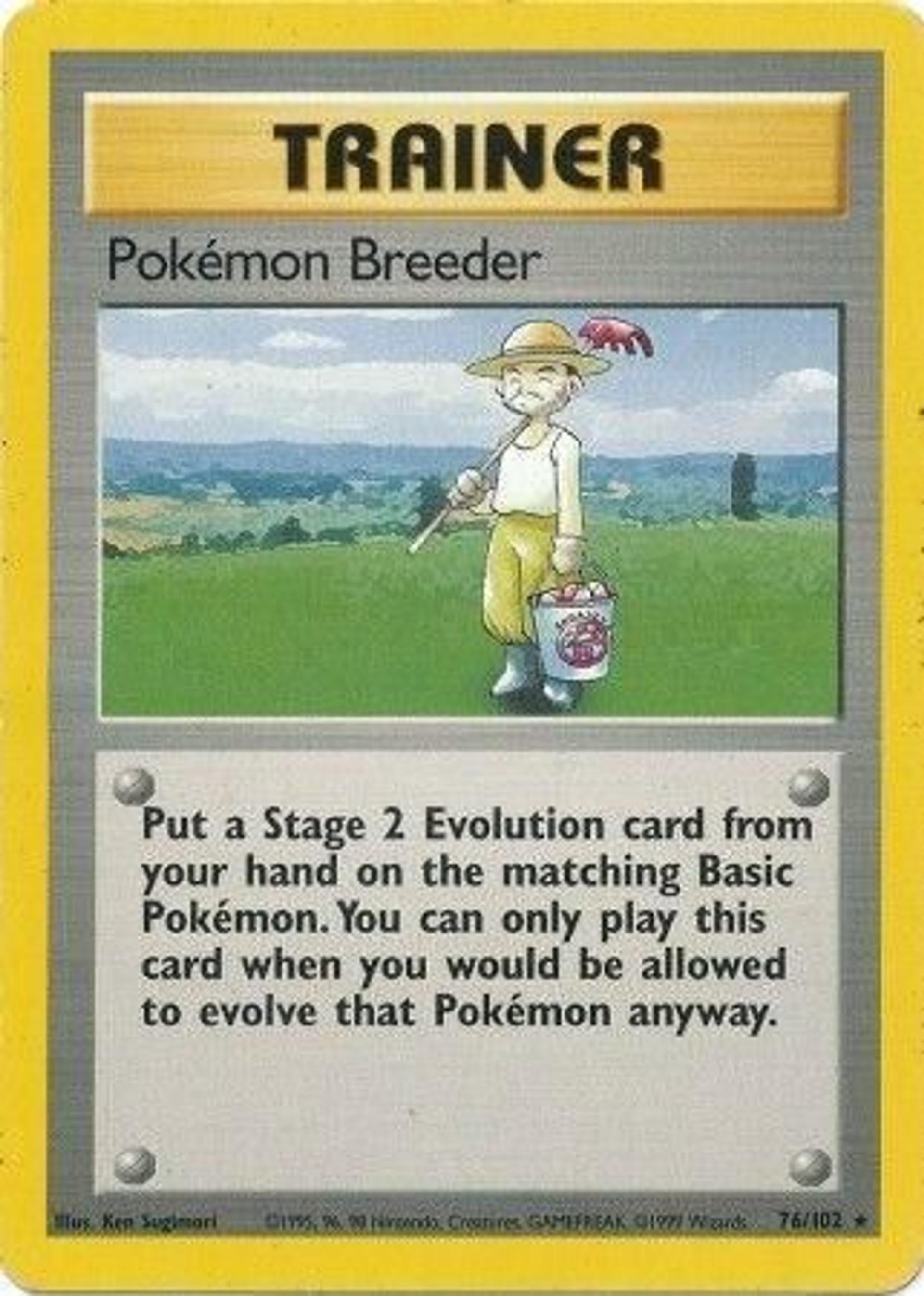 Éleveuse de Pokémon — Base Set — Pokémon
