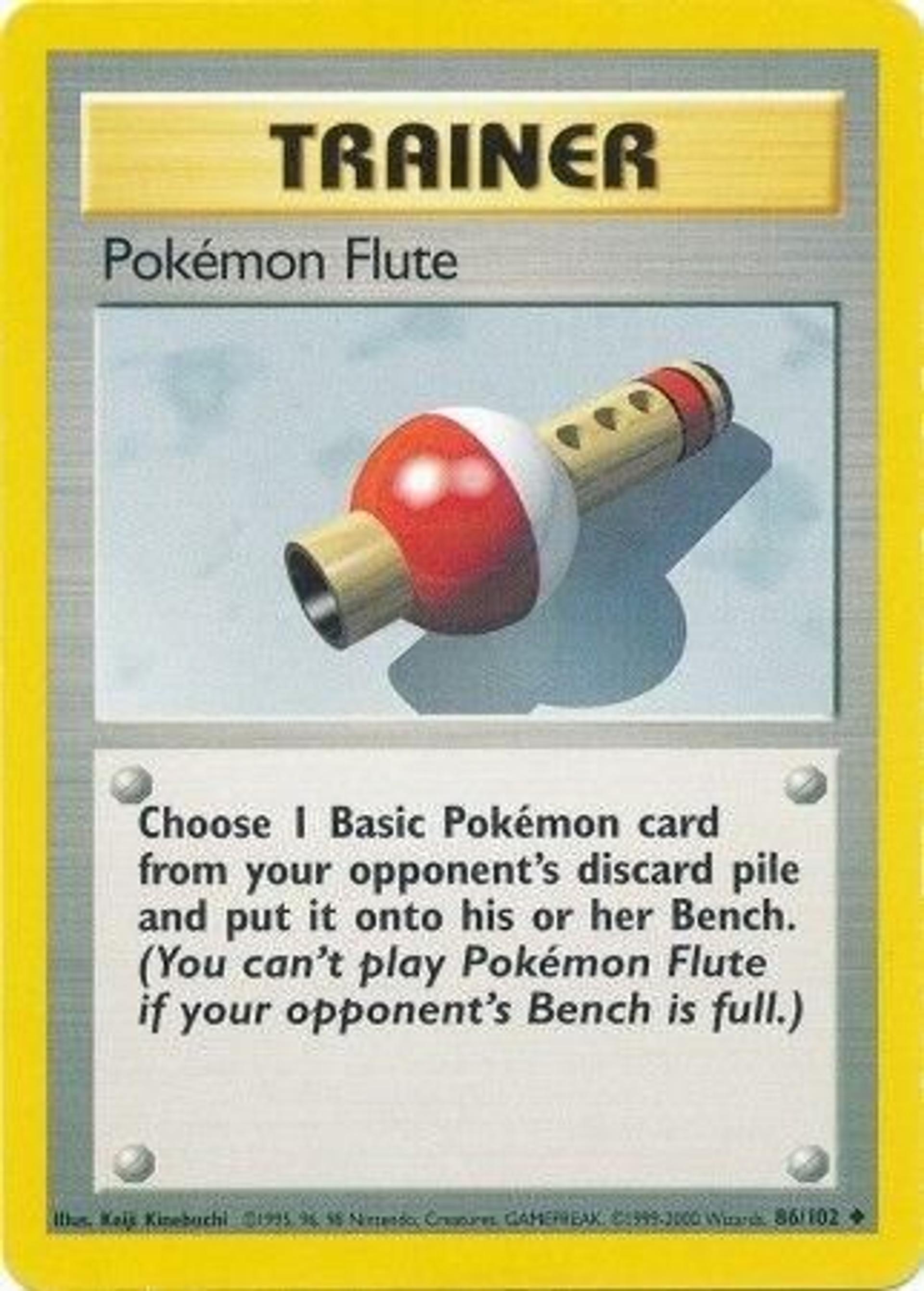 Flûte Pokémon — Base Set — Pokémon