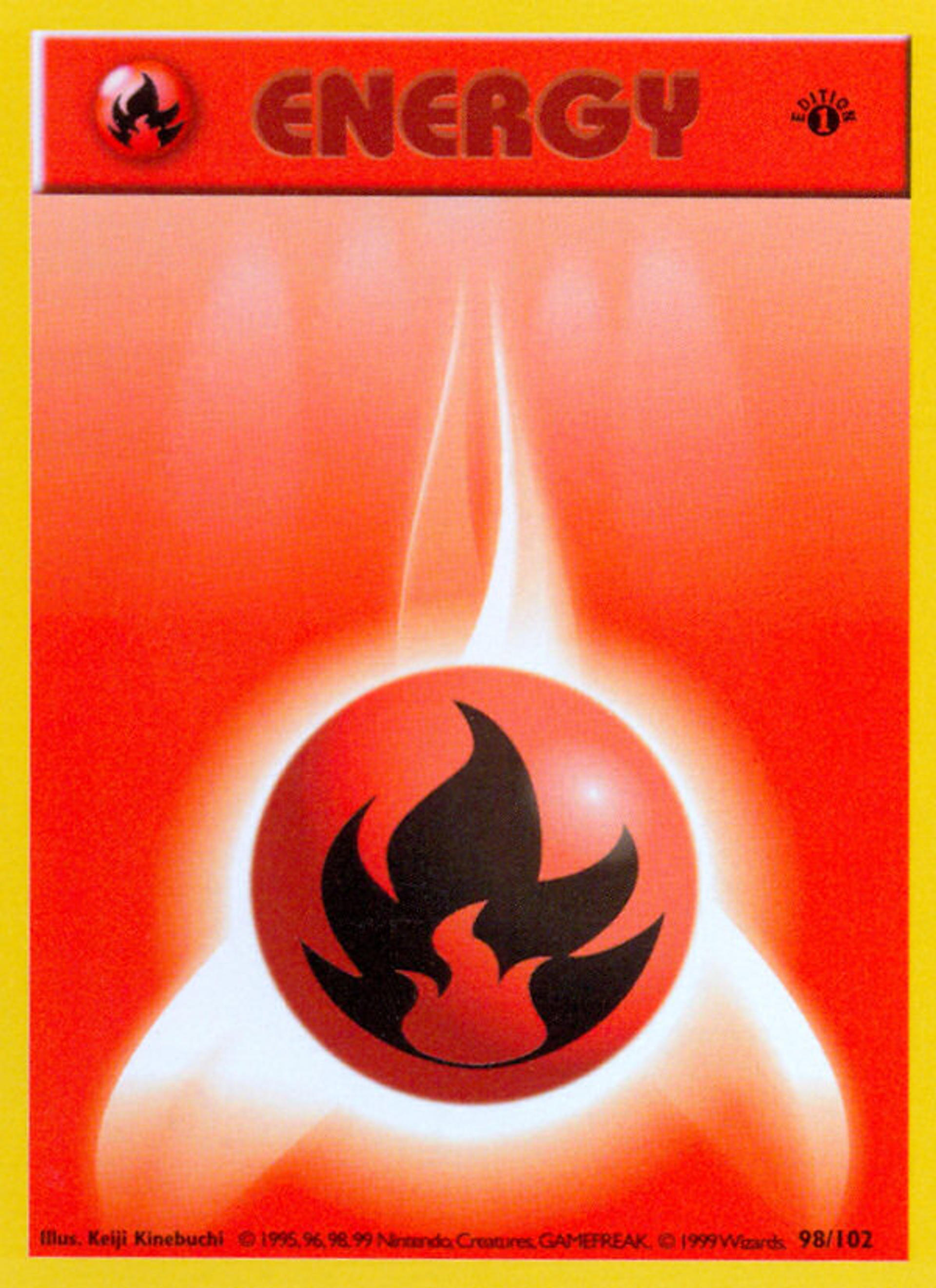 Énergie Feu — Base Set — Pokémon