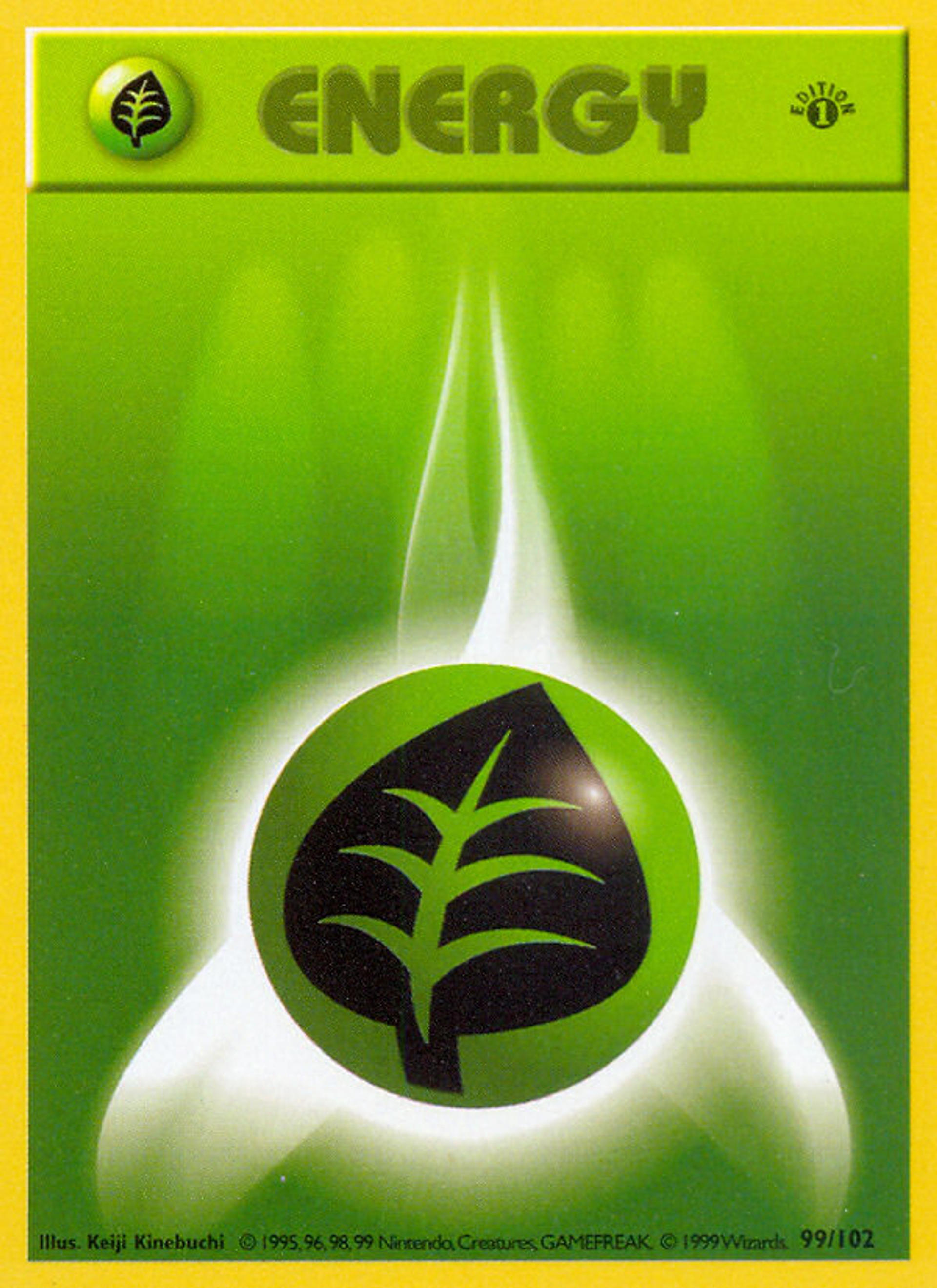 Énergie Plante — Base Set — Pokémon
