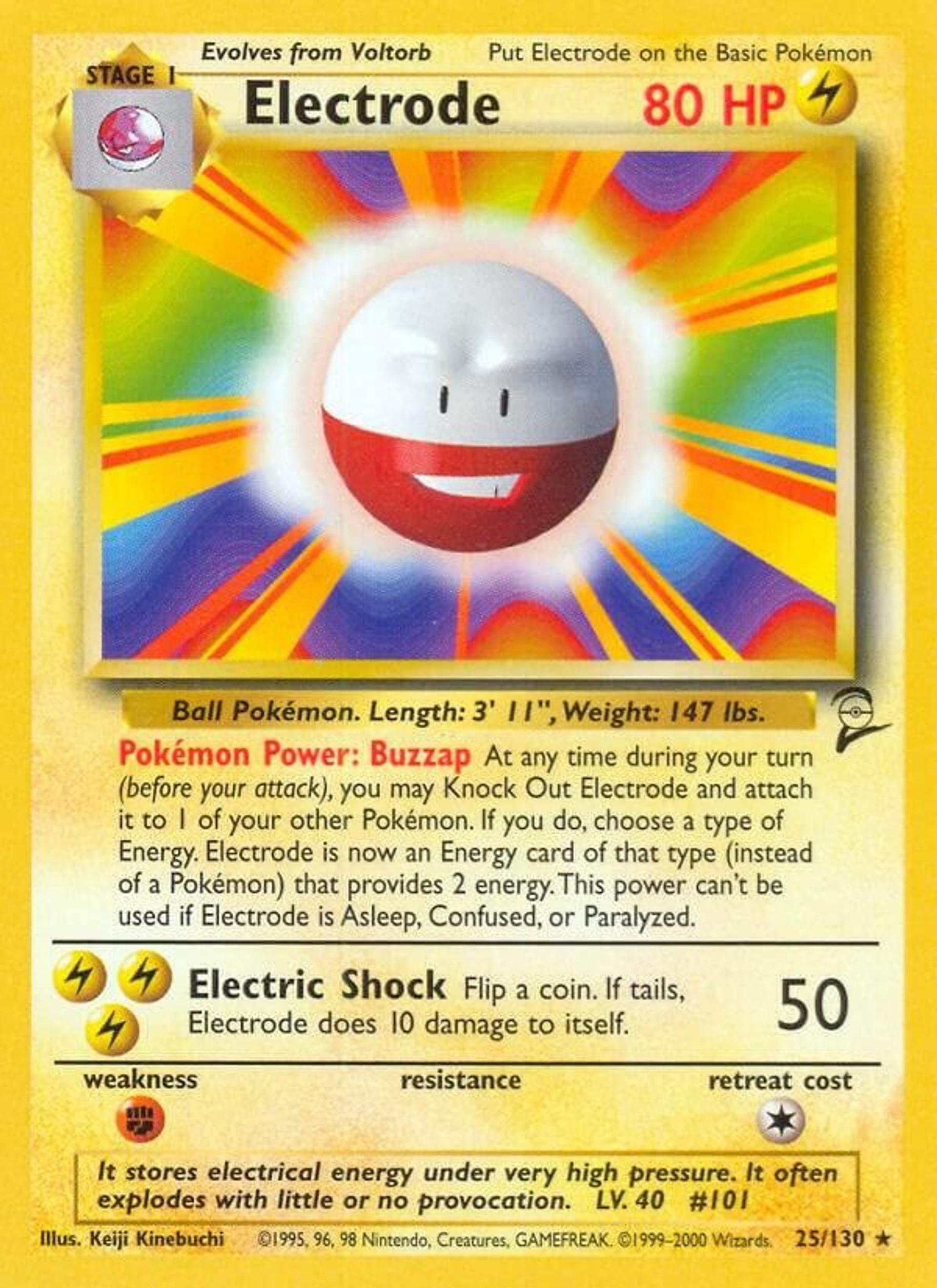 Electrode — Base Set 2 — Pokemon