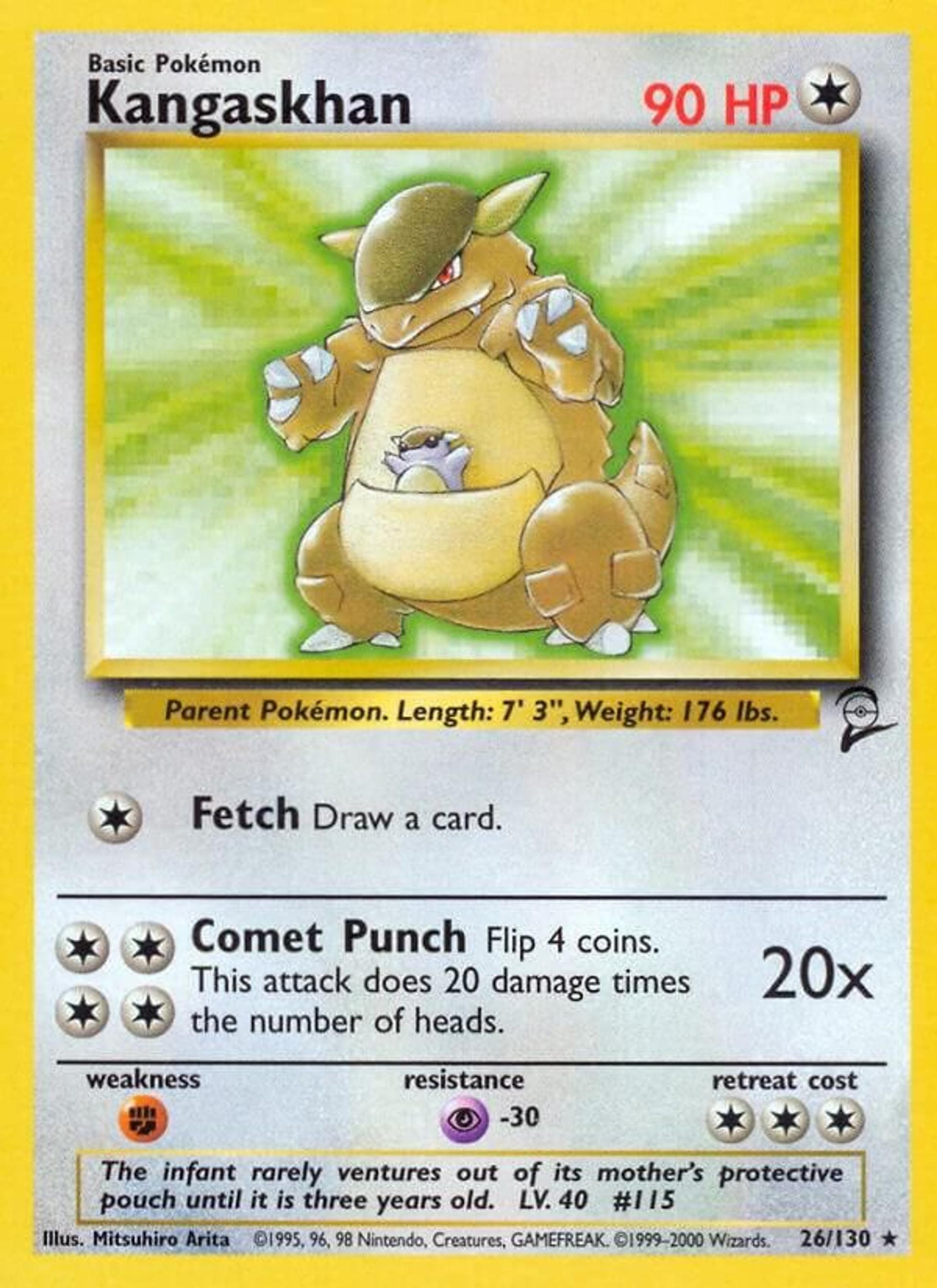 Kangaskhan — Base Set 2 — Pokemon