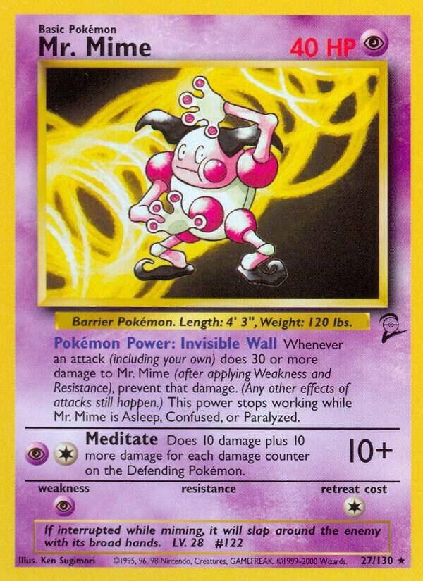 Mr. Mime — Base Set 2 — Pokemon