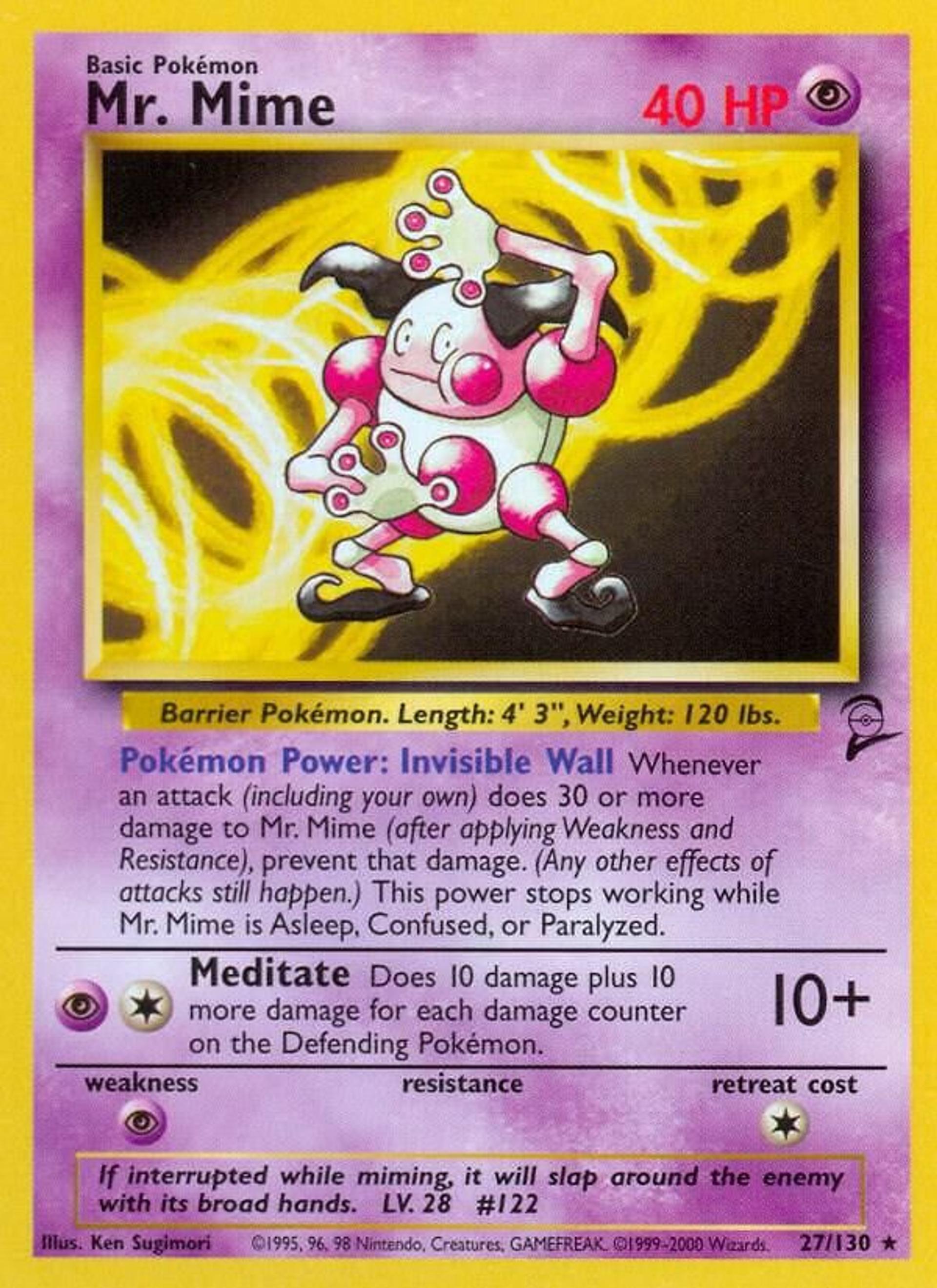 Mr. Mime — Base Set 2 — Pokemon