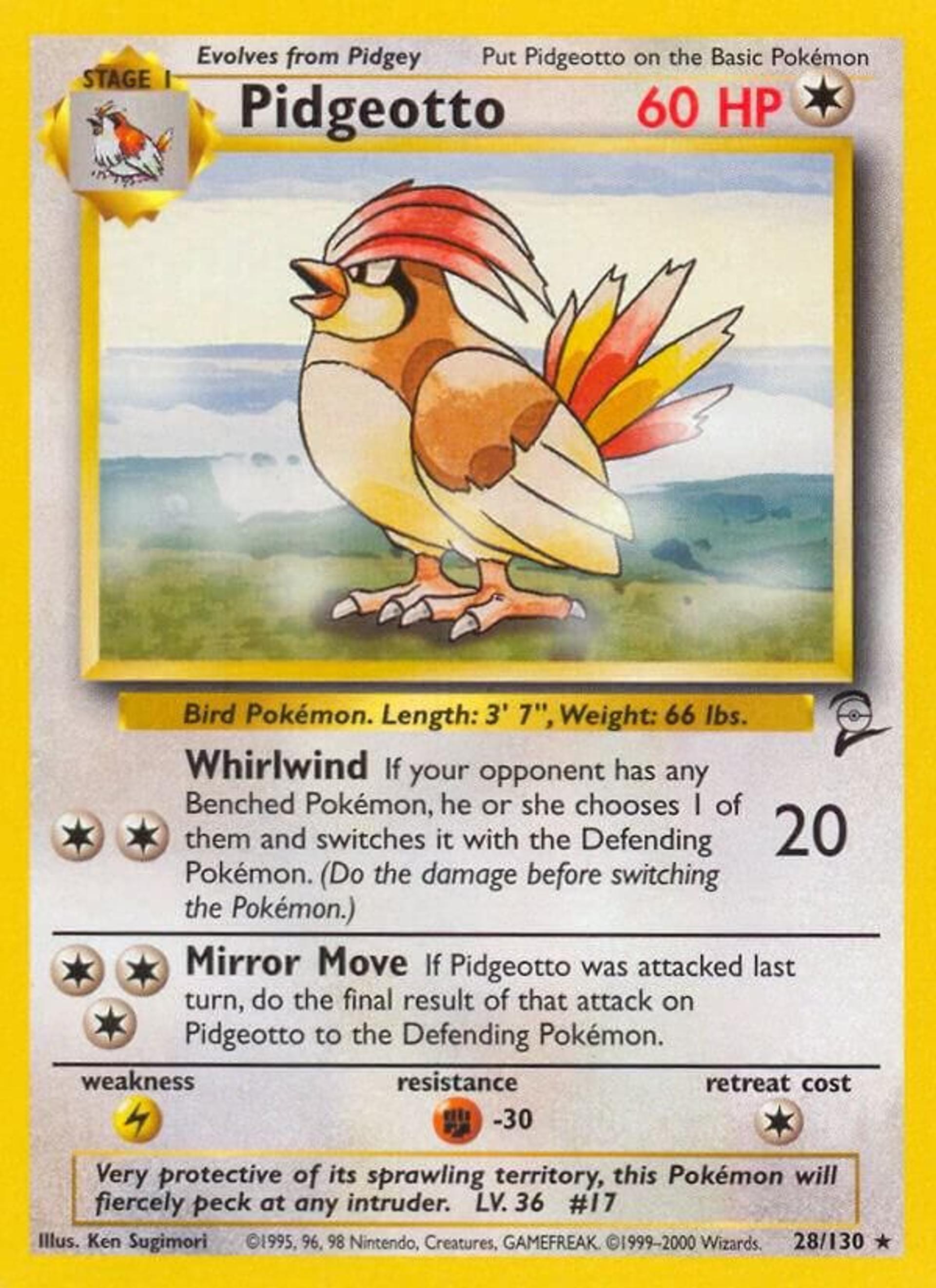 Pidgeotto — Base Set 2 — Pokemon