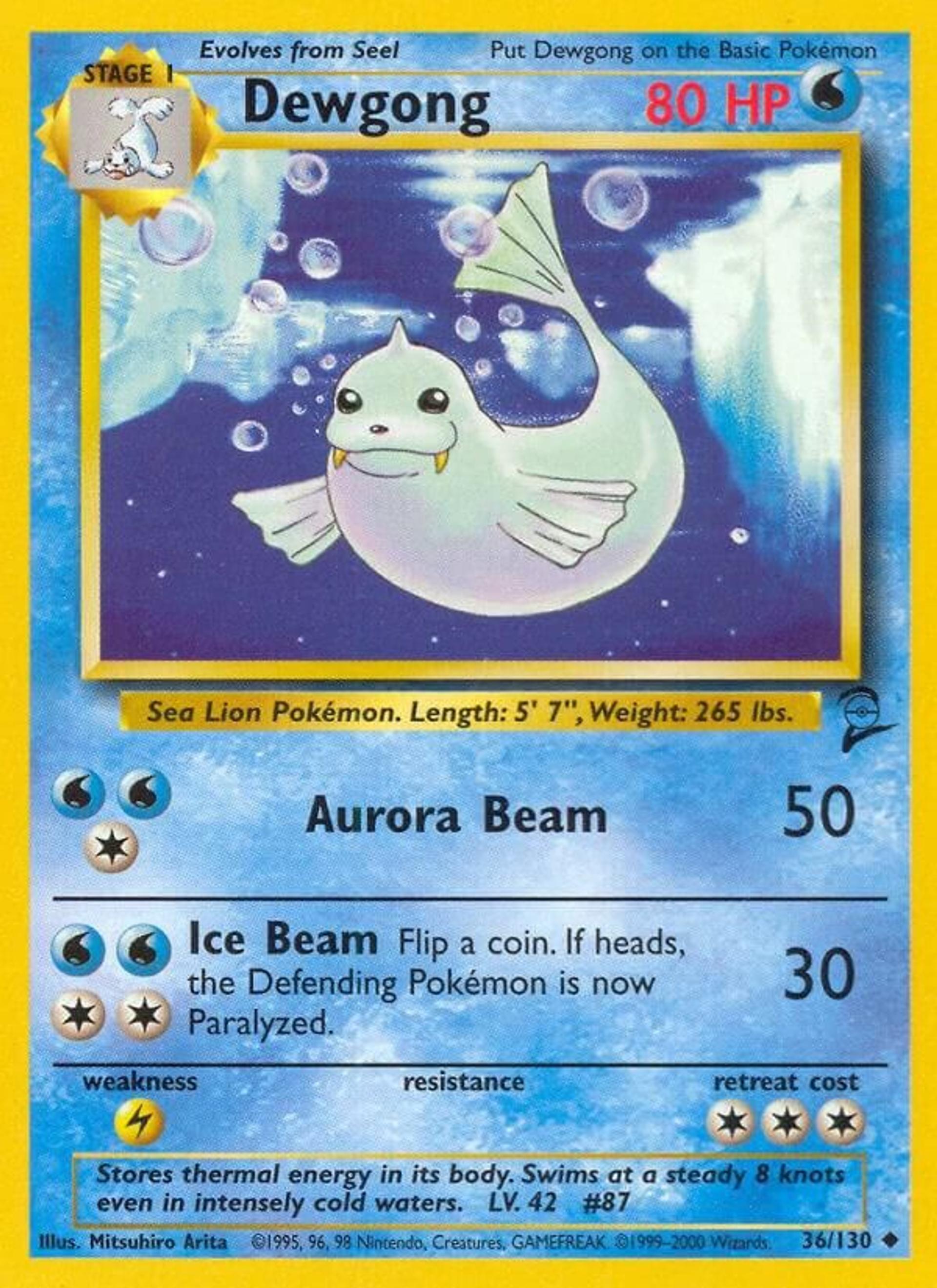 Dewgong — Base Set 2 — Pokemon