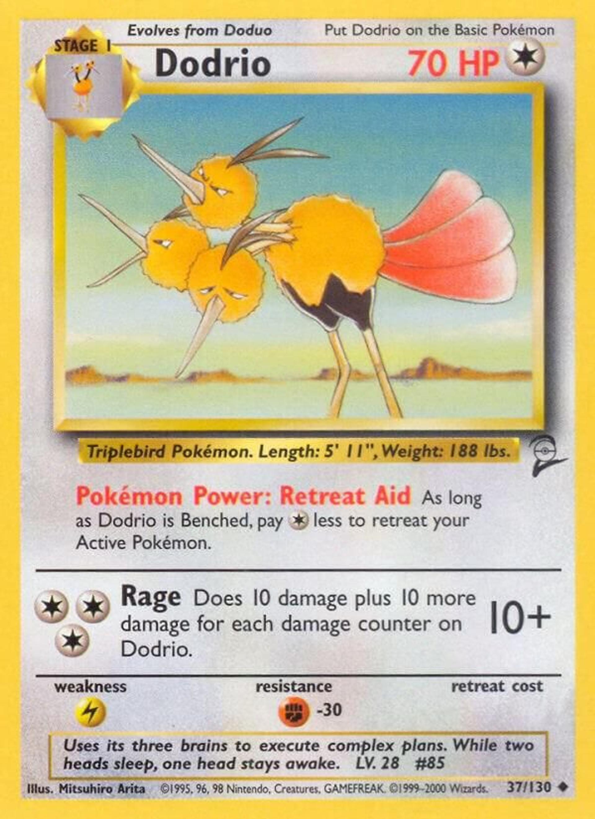 Dodrio — Base Set 2 — Pokemon