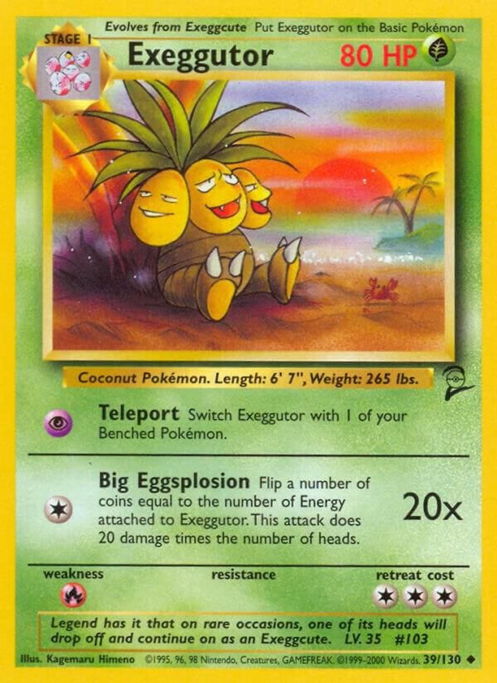 Exeggutor — Base Set 2 — Pokemon