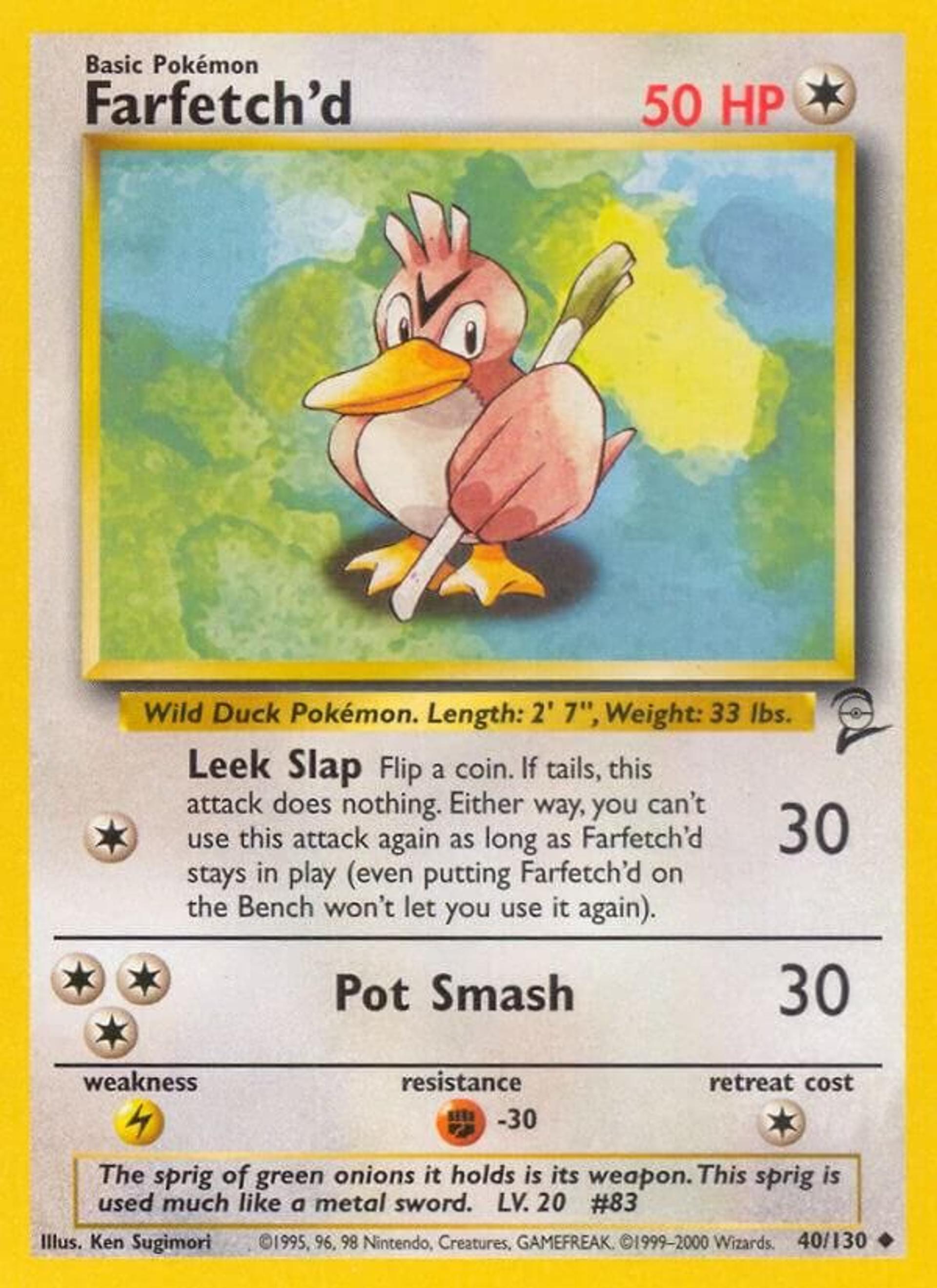 Farfetch'd — Base Set 2 — Pokemon
