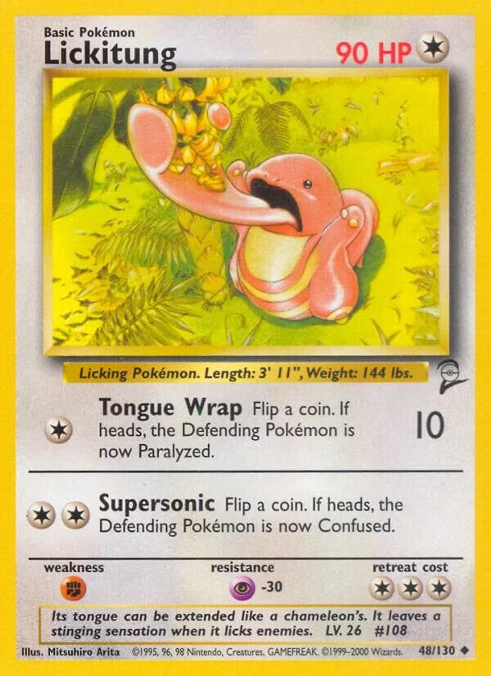 Lickitung — Base Set 2 — Pokemon