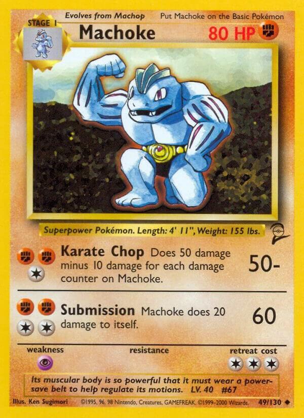 Machoke — Base Set 2 — Pokemon