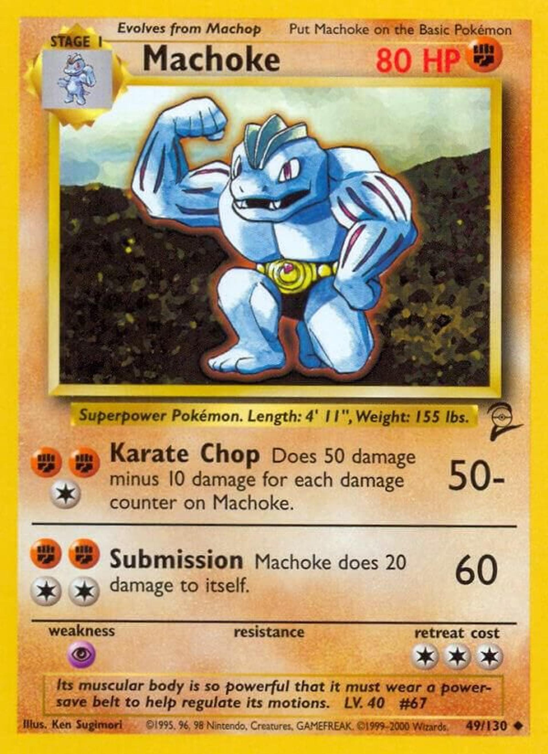 Machoke — Base Set 2 — Pokemon