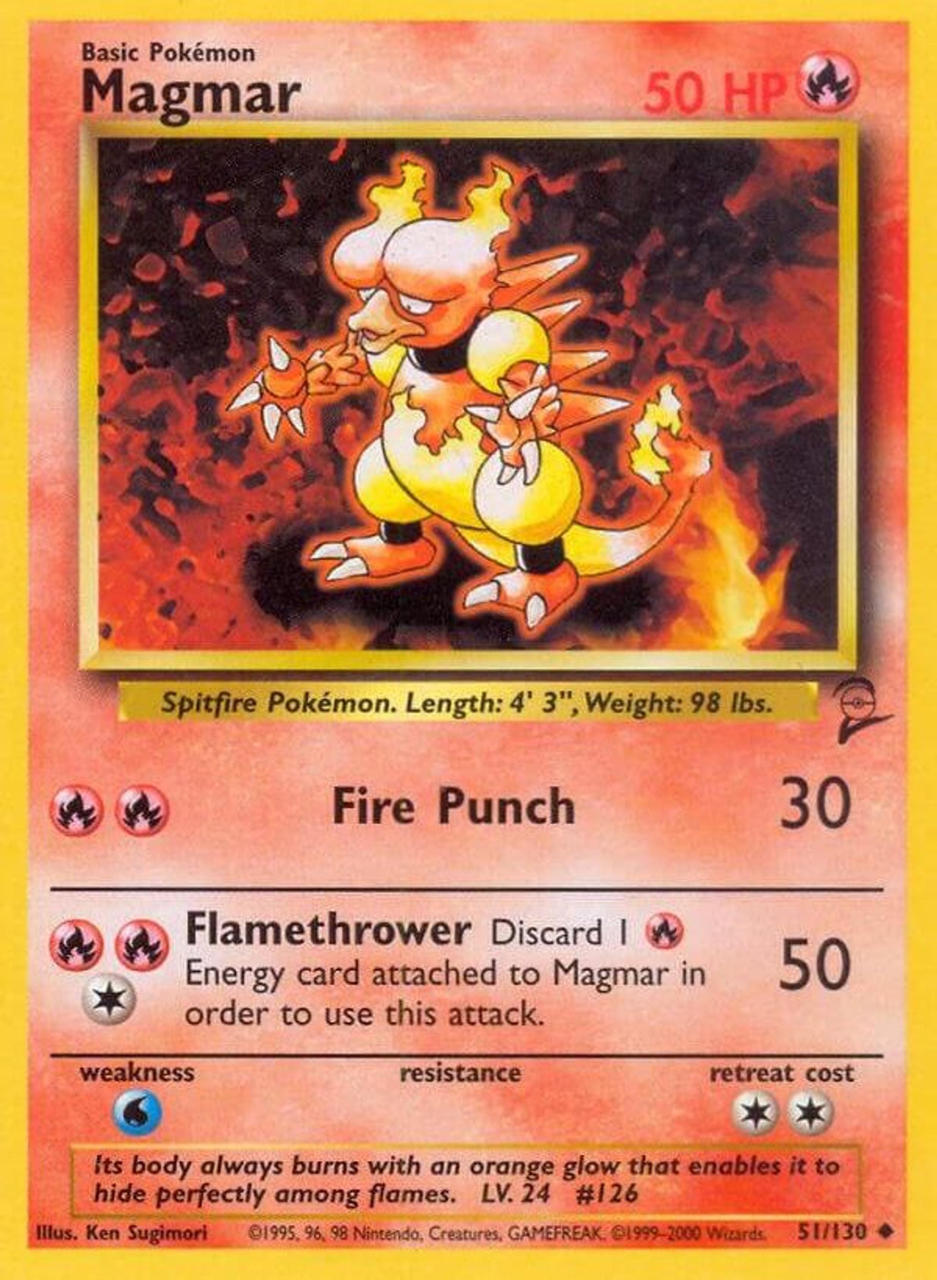 Magmar — Base Set 2 — Pokemon