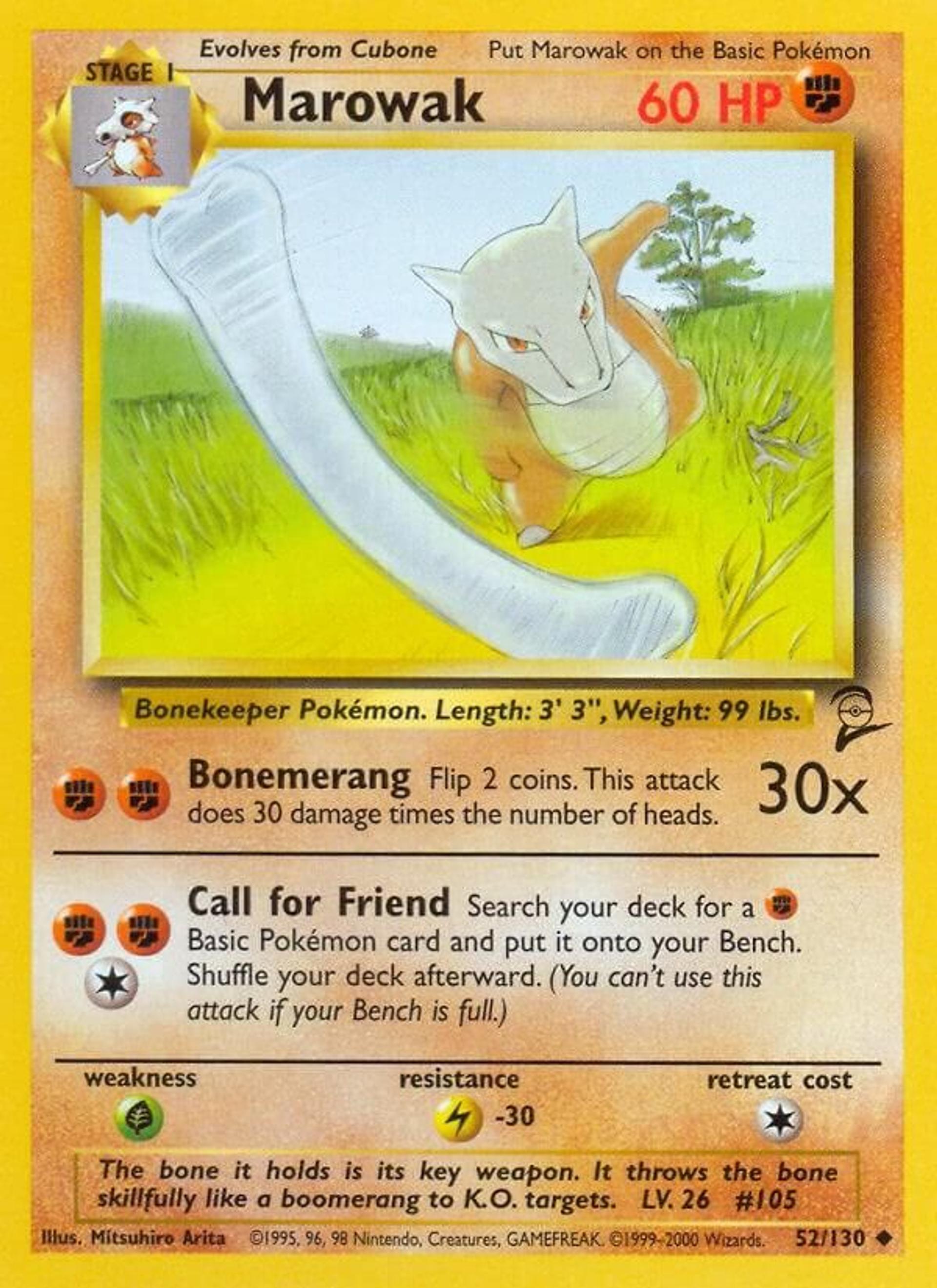 Marowak — Base Set 2 — Pokemon