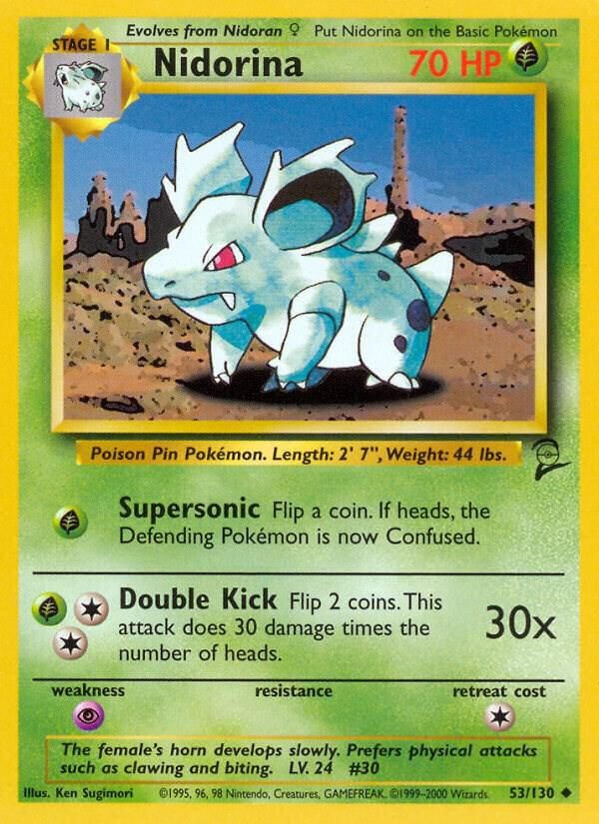 Nidorina — Base Set 2 — Pokemon