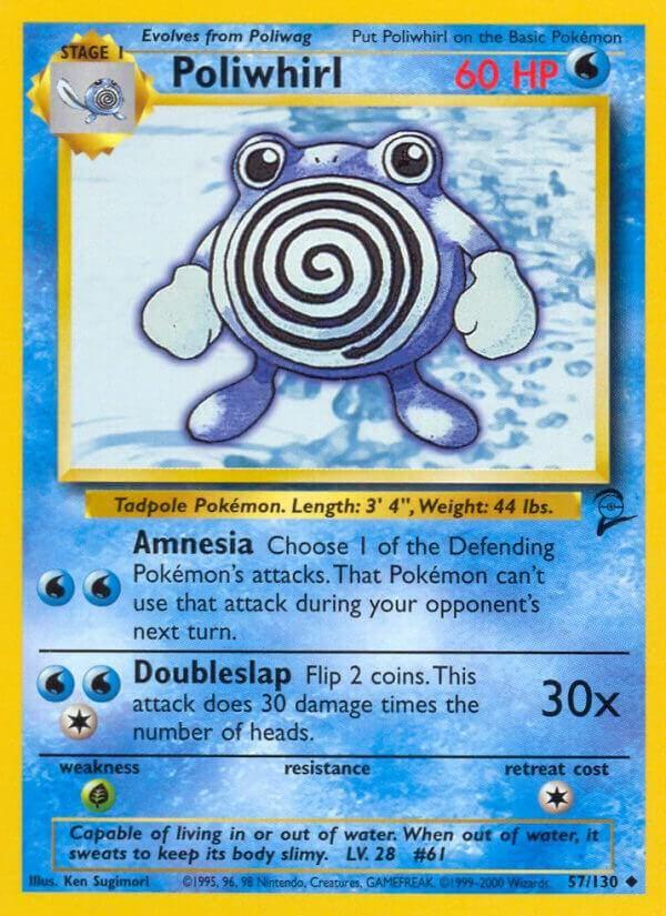 Poliwhirl — Base Set 2 — Pokemon